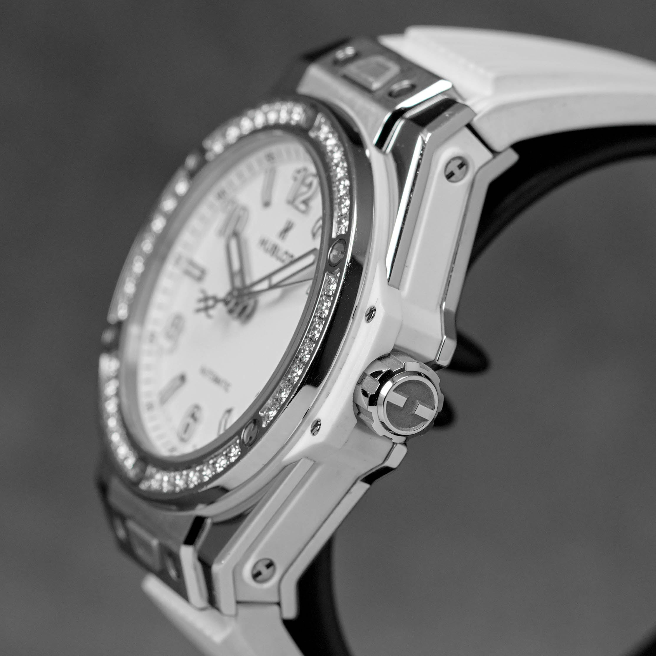 BIG BANG ONE CLICK 33MM STEEL WHITE DIAMONDS (WATCH ONLY)
