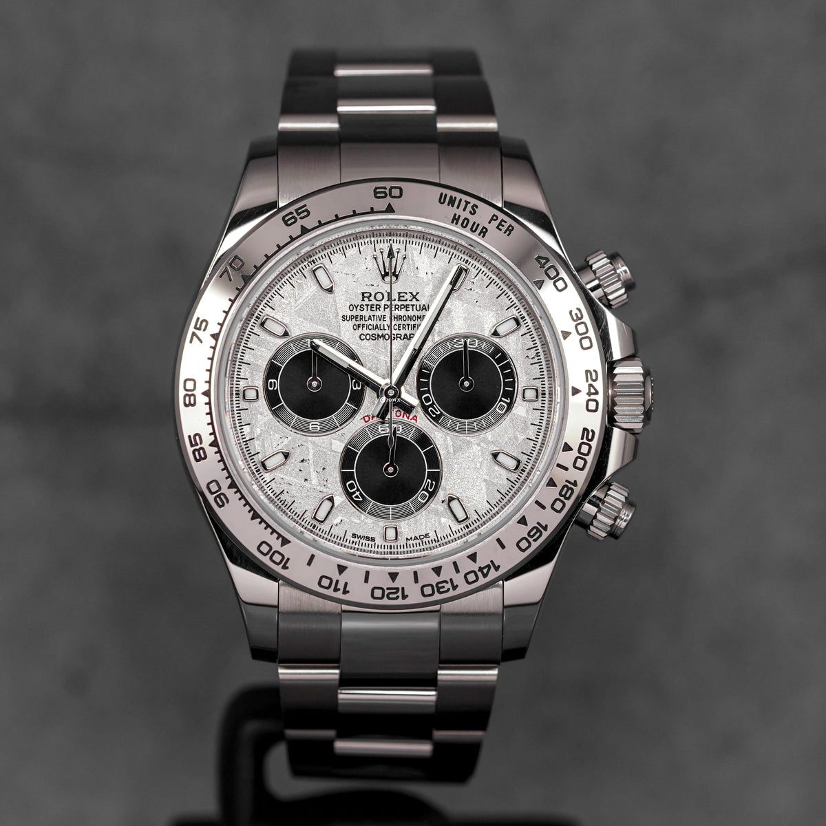 DAYTONA WHITEGOLD METEORITE DIAL (WATCH ONLY)