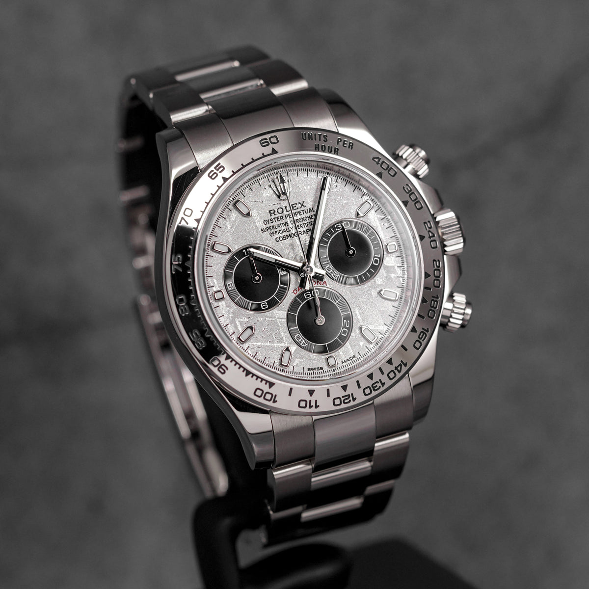 DAYTONA WHITEGOLD METEORITE DIAL (WATCH ONLY)