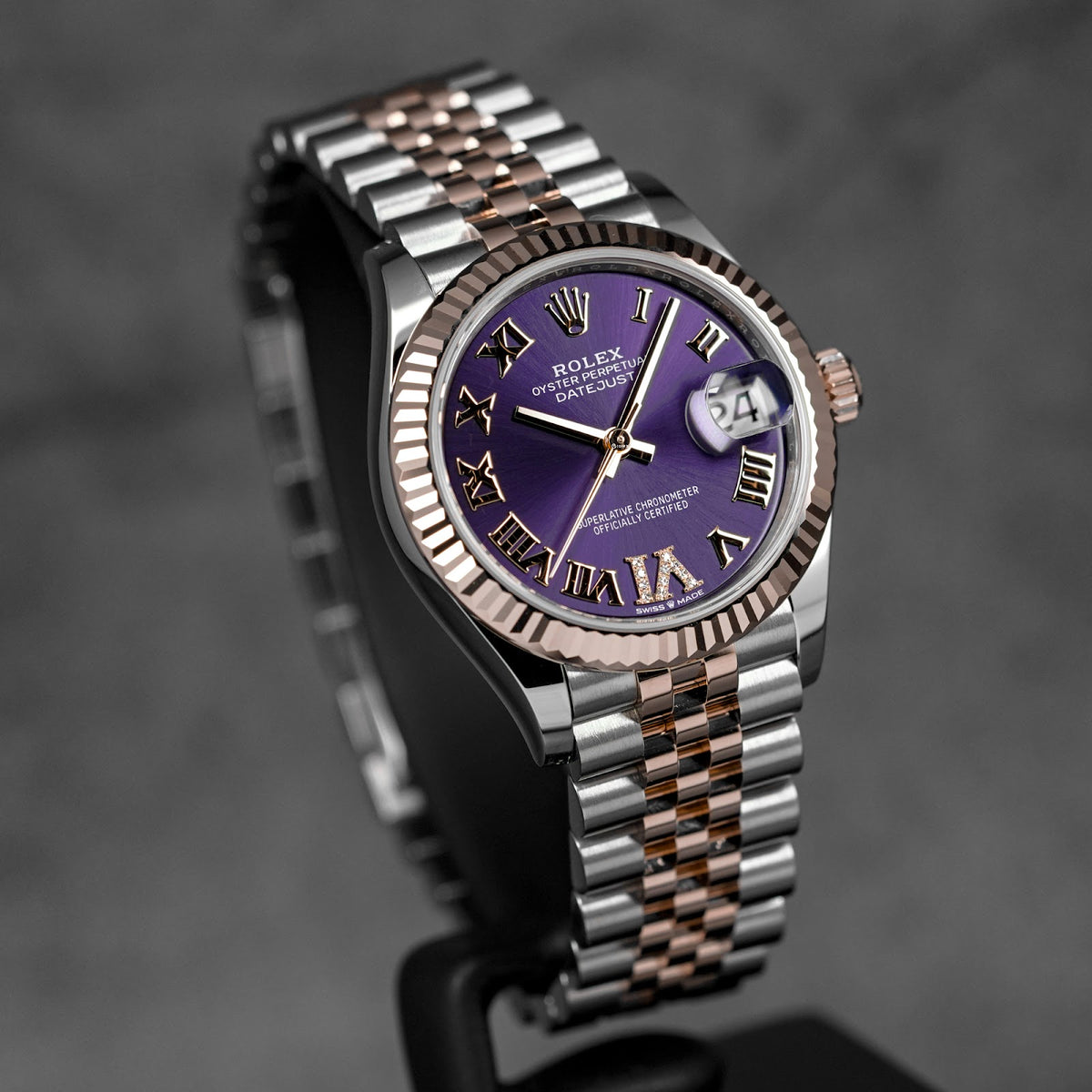 harga datejust 31 aubergine indonesia