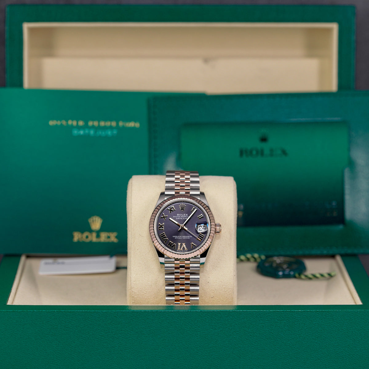 harga datejust 31 aubergine indonesia