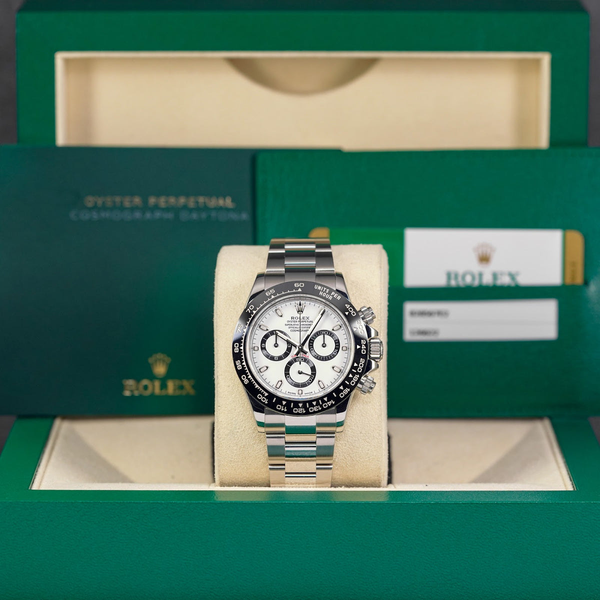 DAYTONA WHITE PANDA DIAL CERAMIC BEZEL (2018)