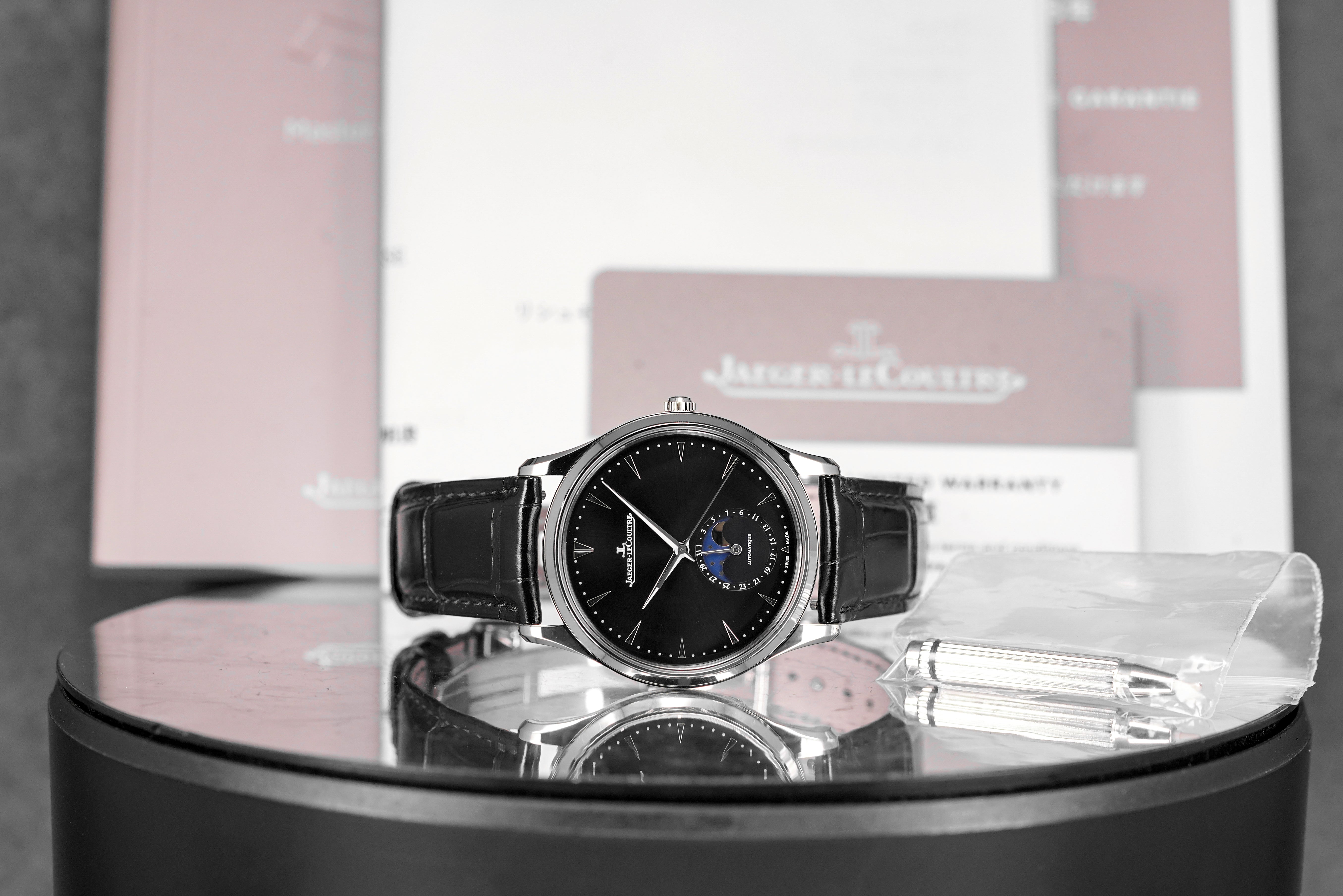 Harga JLC Master Ultra Thin Moonphase Black
