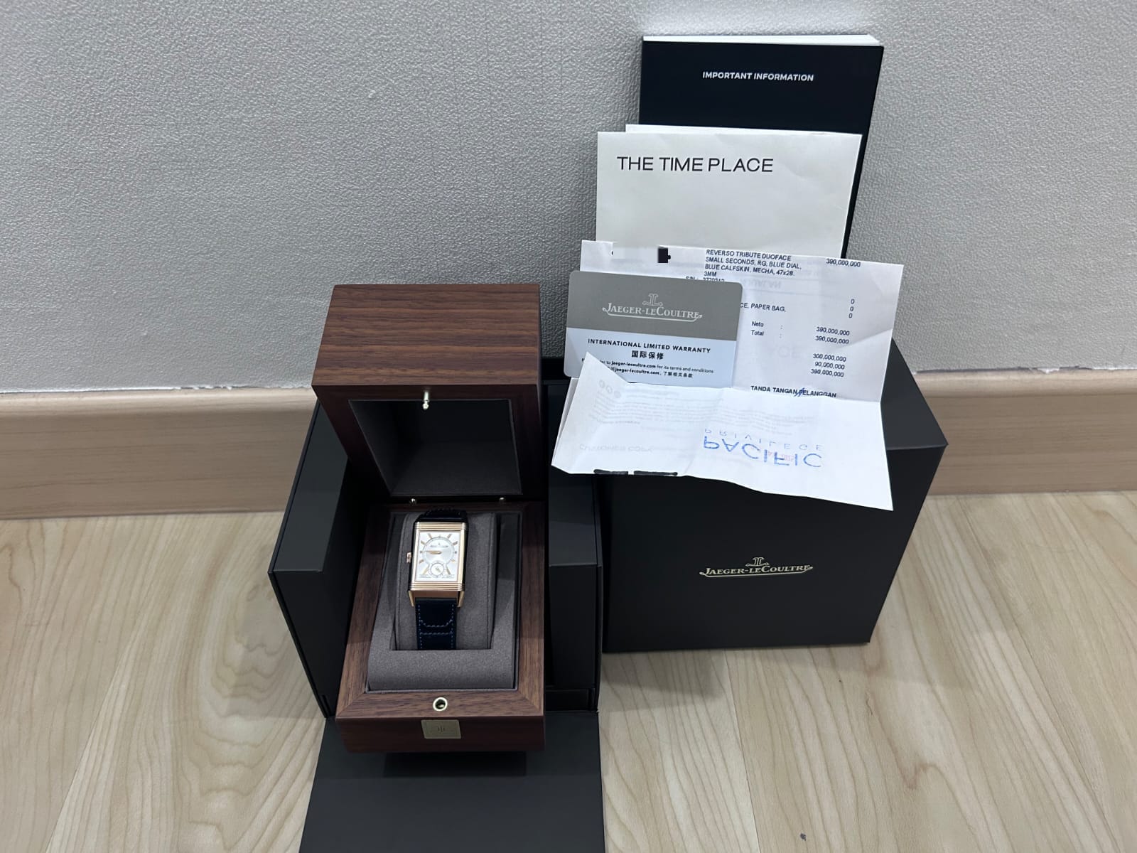 REVERSO TRIBUTE ROSEGOLD DUOFACE SMALL SECONDS BLUE (2025)