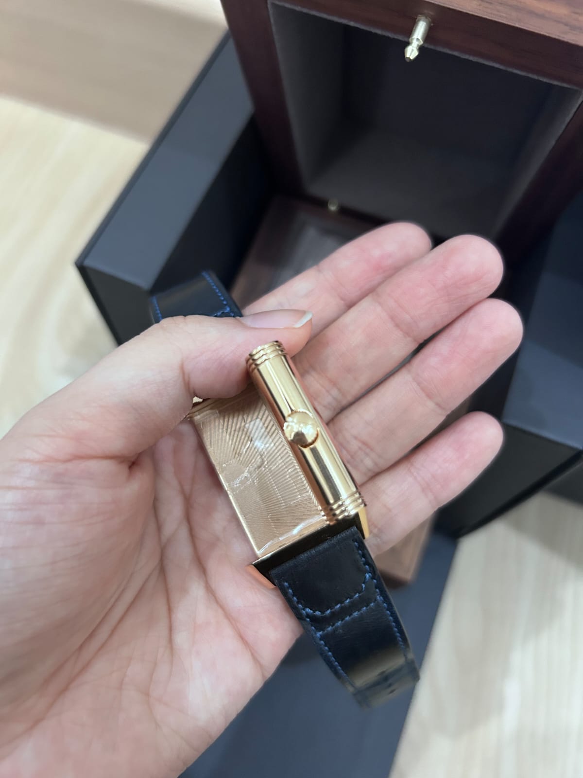 REVERSO TRIBUTE ROSEGOLD DUOFACE SMALL SECONDS BLUE (2025)
