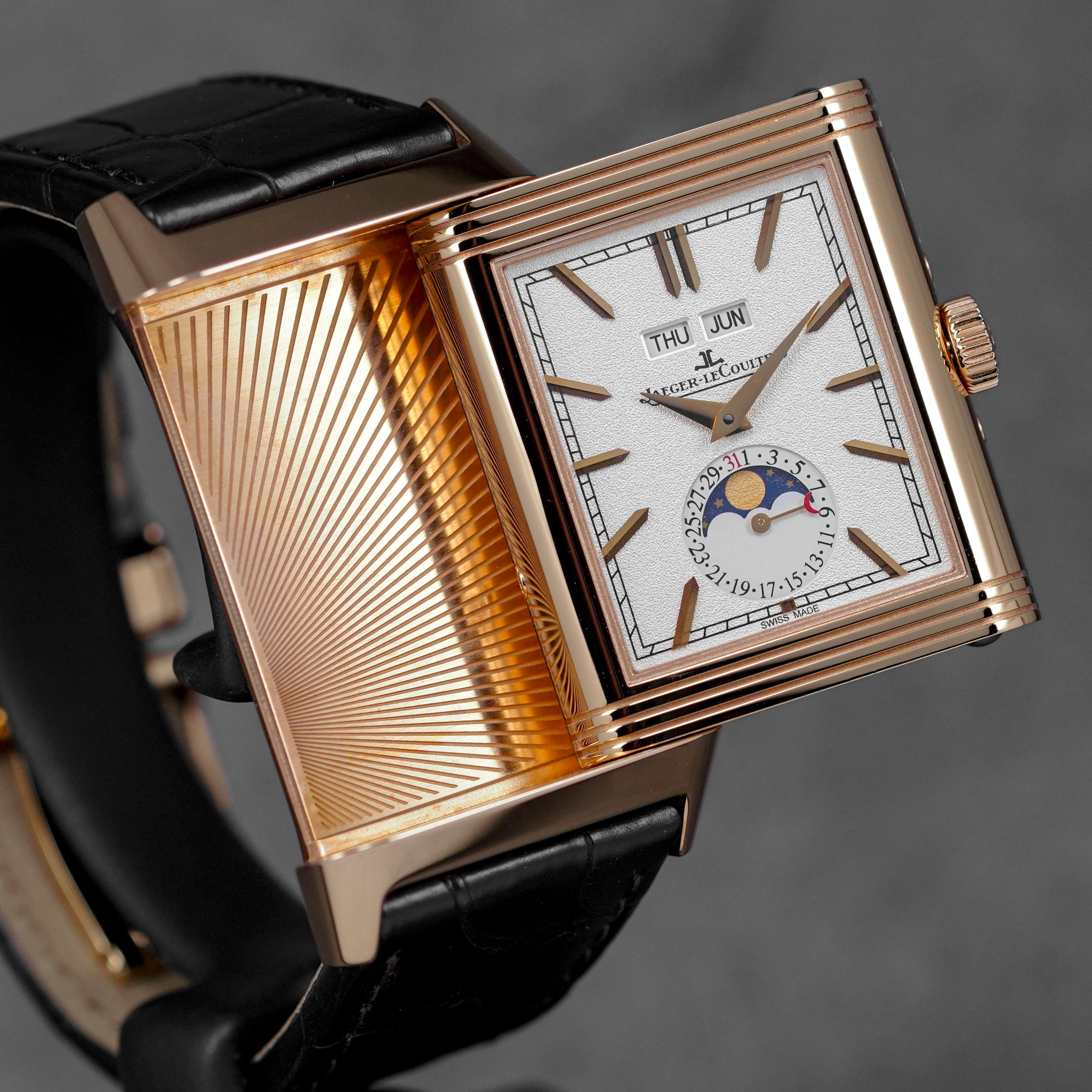 Harga JLC Reverso Tribute Duoface Calendar Rosegold