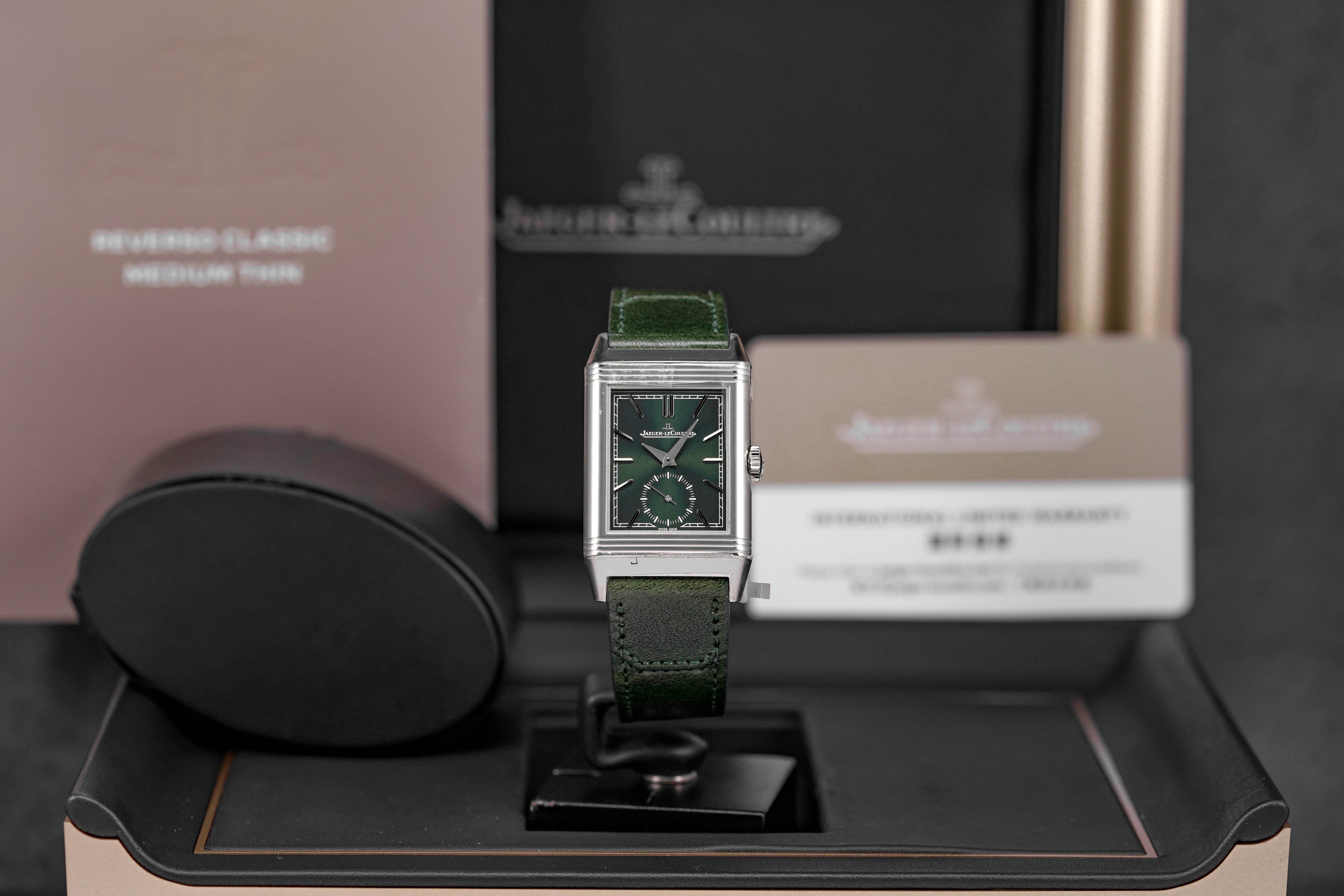 Harga JLC Reverso Tribute Monoface Green