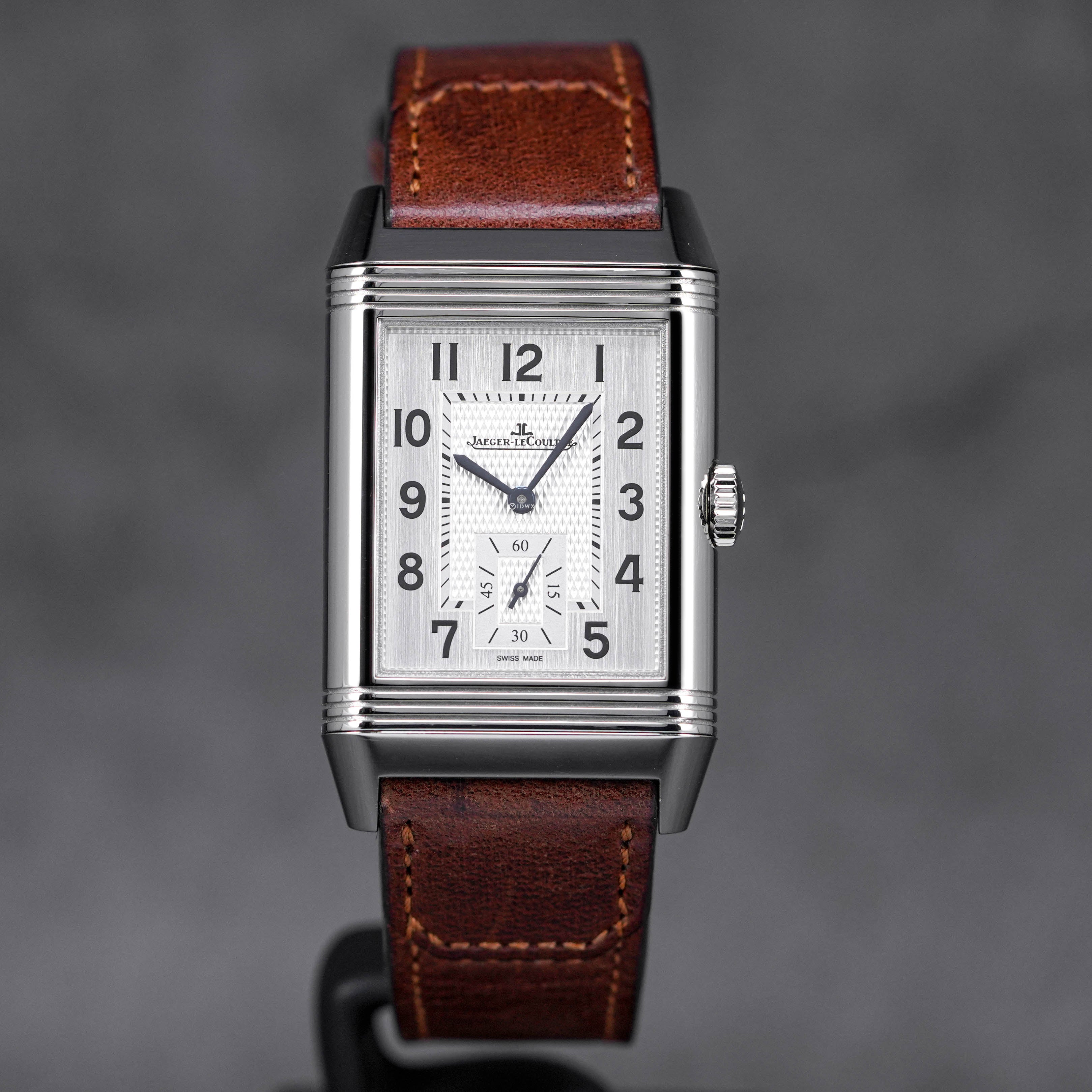 JAEGER LECOULTRE REVERSO CLASSIC L DUOFACE TRAVEL TIME SMALL