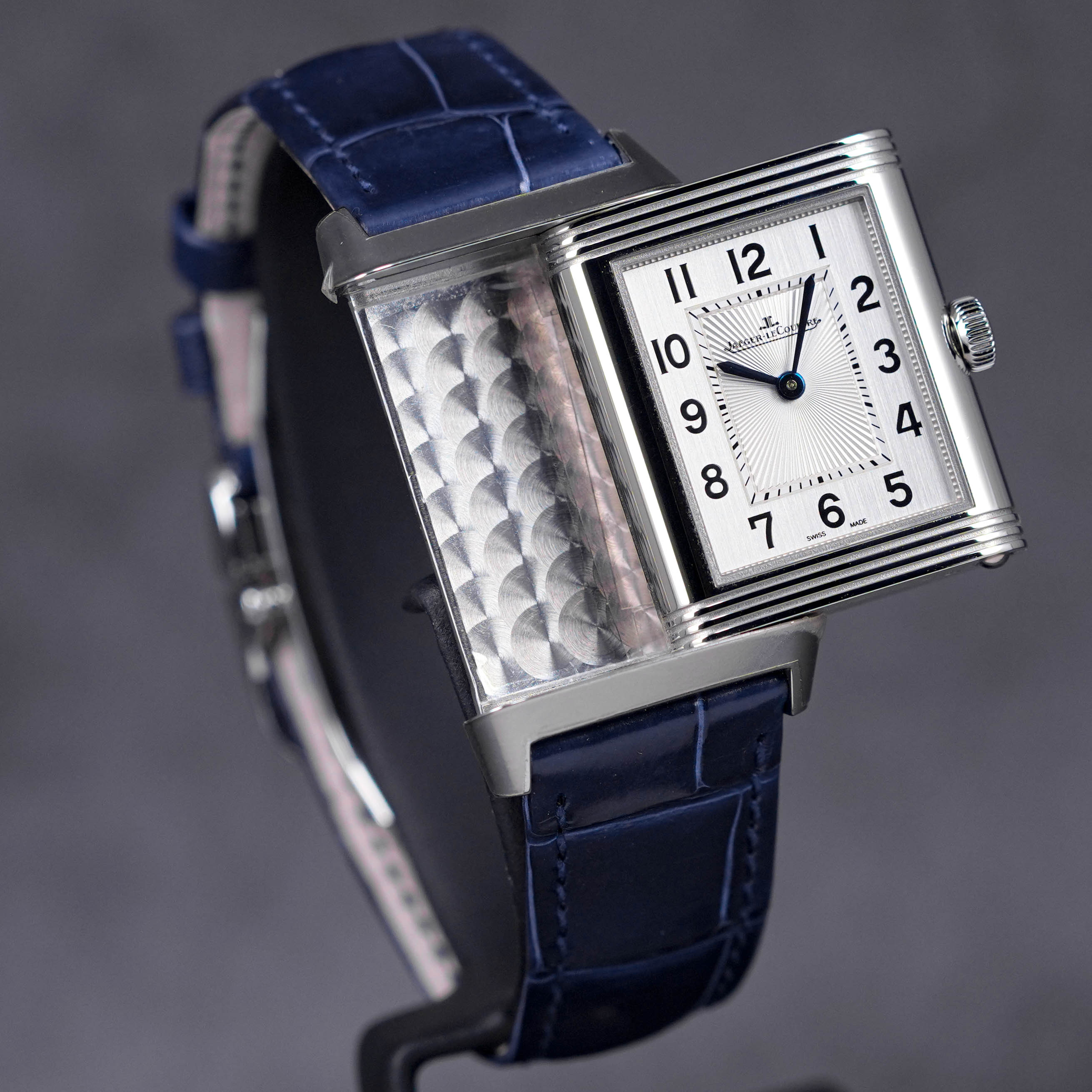 REVERSO CLASSIC DUETTO M DIAMOND BEZEL SILVER DIAL (2021)