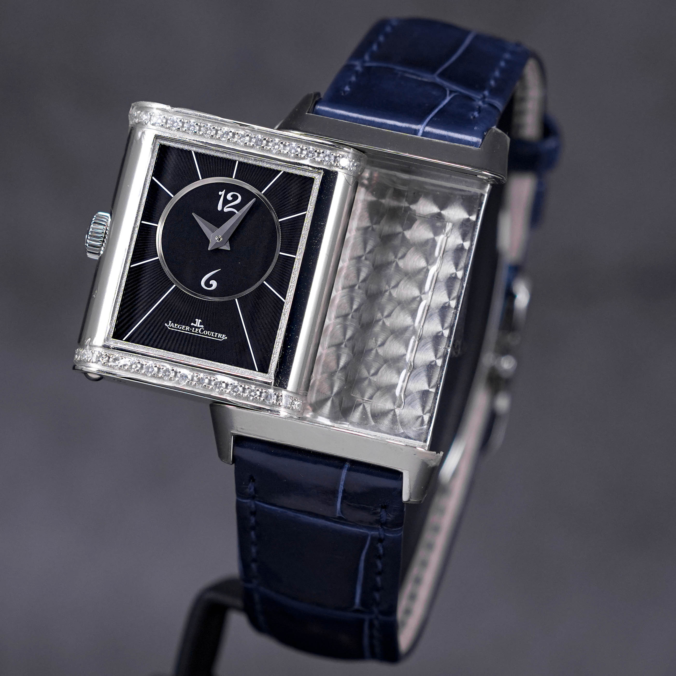 REVERSO CLASSIC DUETTO M DIAMOND BEZEL SILVER DIAL (2021)