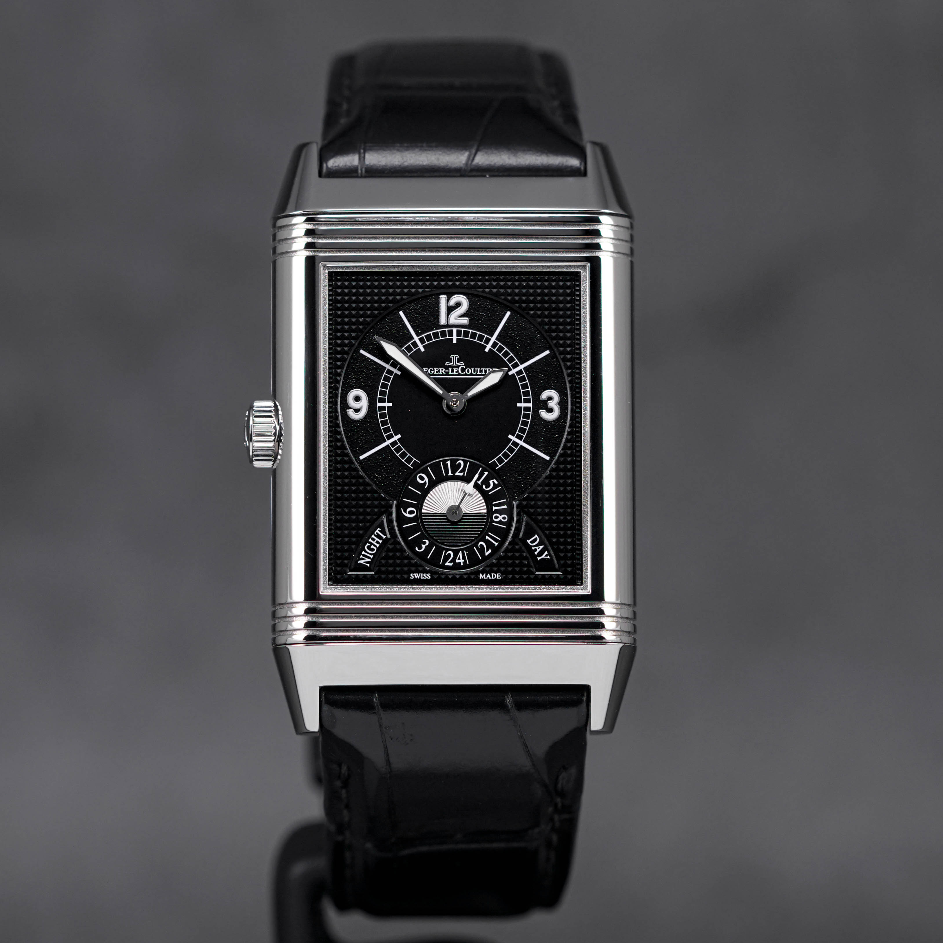 GRANDE REVERSO DUOFACE DAY & NIGHT SILVER DIAL (UNDATED)