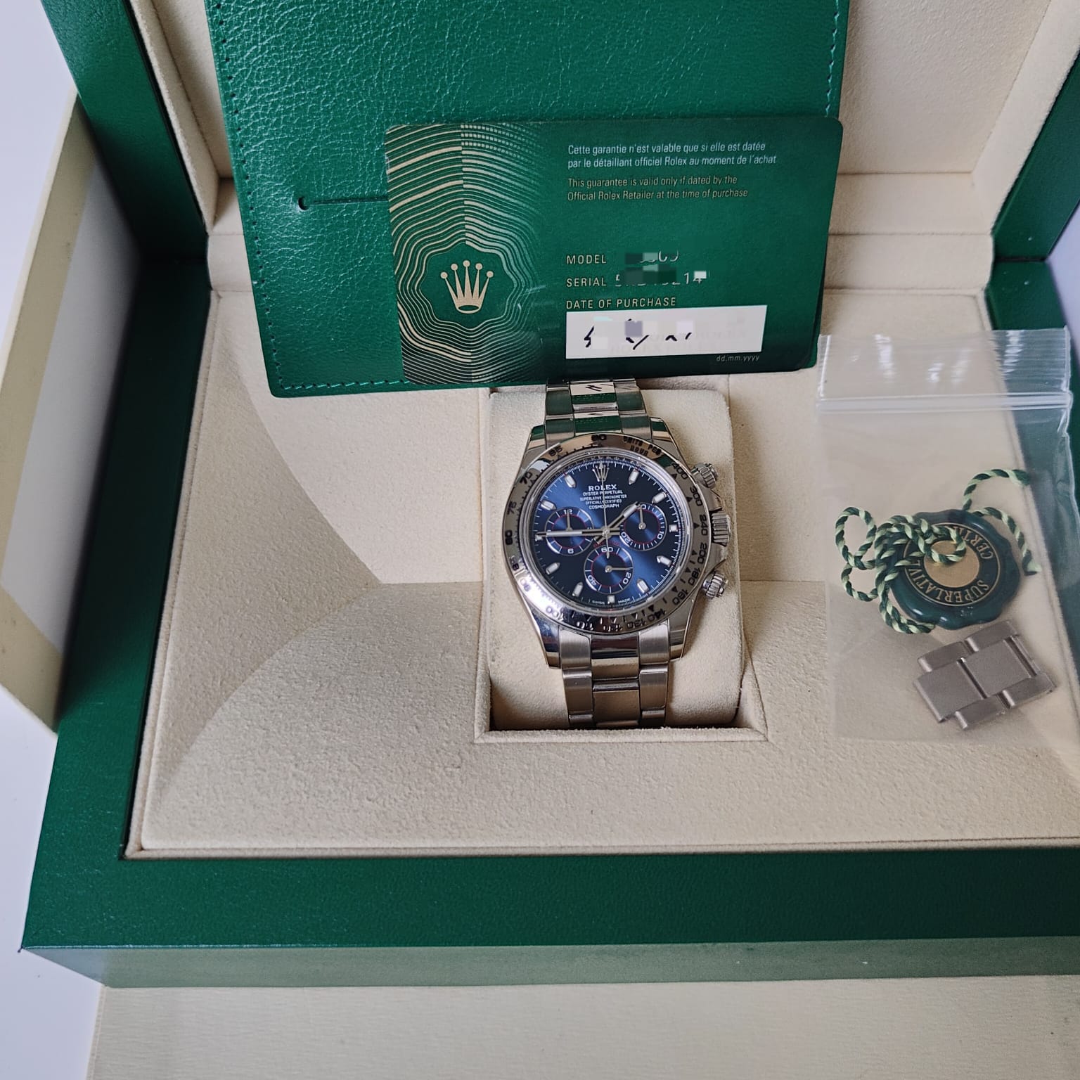DAYTONA WHITEGOLD 'JOHN MAYER' BLUE DIAL (2021)