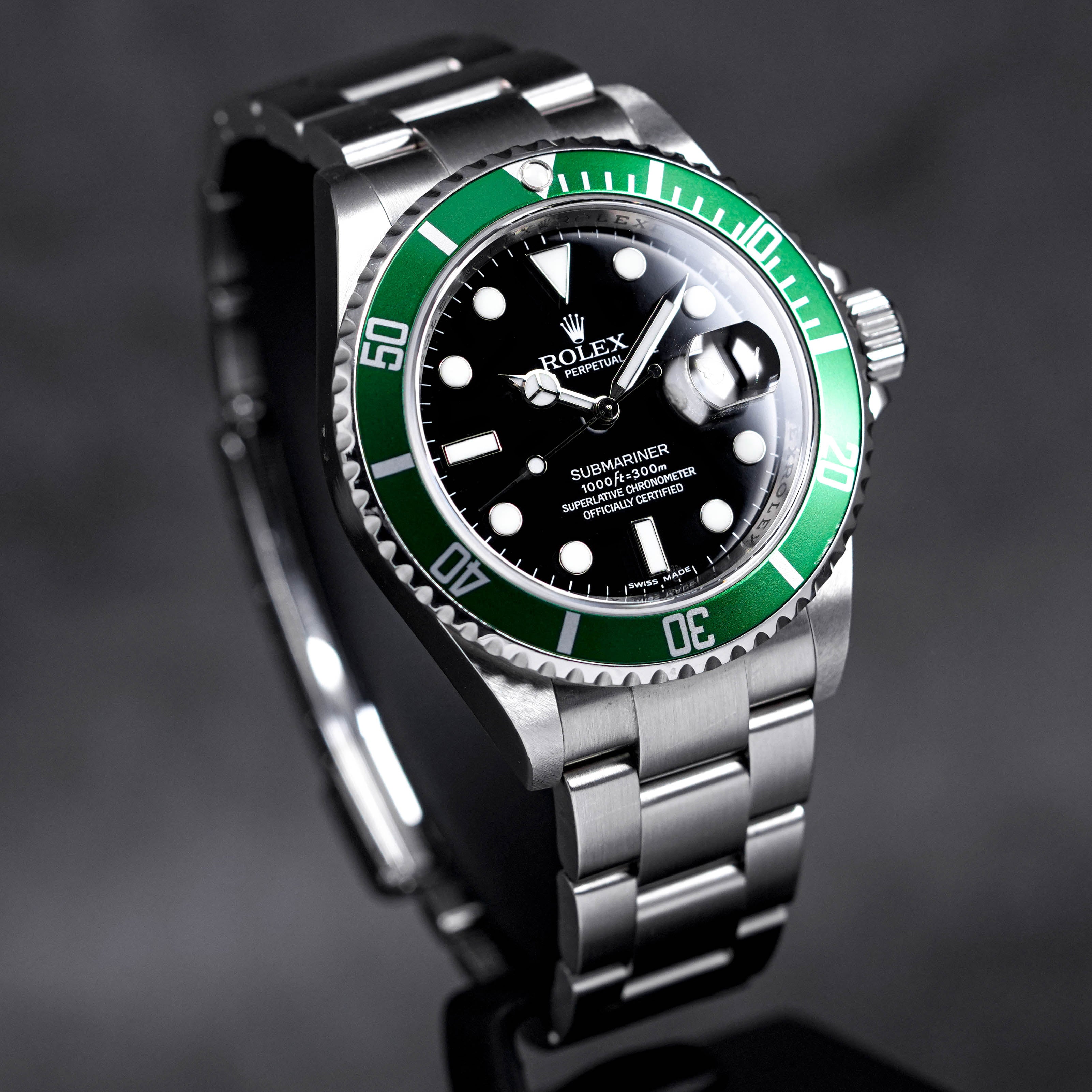 SUBMARINER DATE 40MM KERMIT 'M SERIES-REHAUT' (2008)