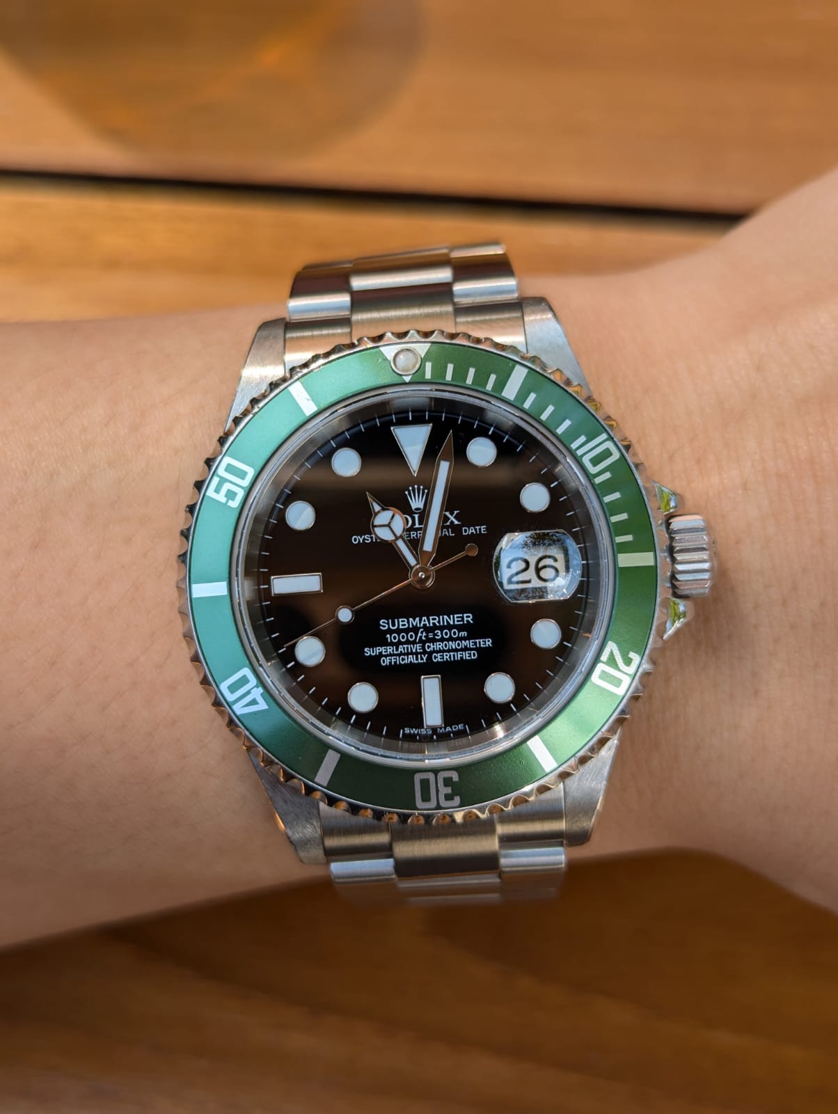 SUBMARINER DATE 40MM KERMIT 'Z SERIES' (WATCH ONLY)