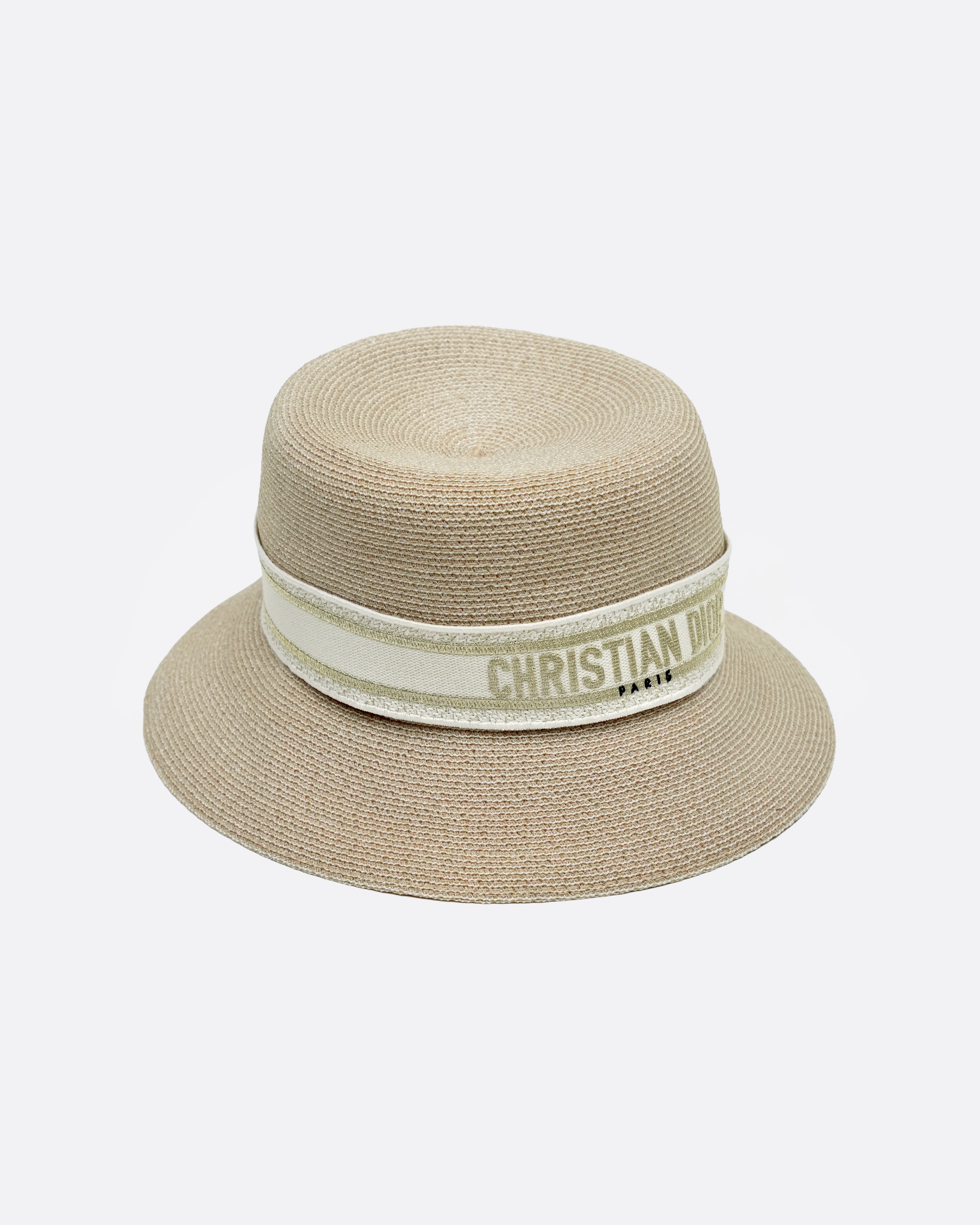 DIORESORT STRAW HAT BEIGE/GOLD
