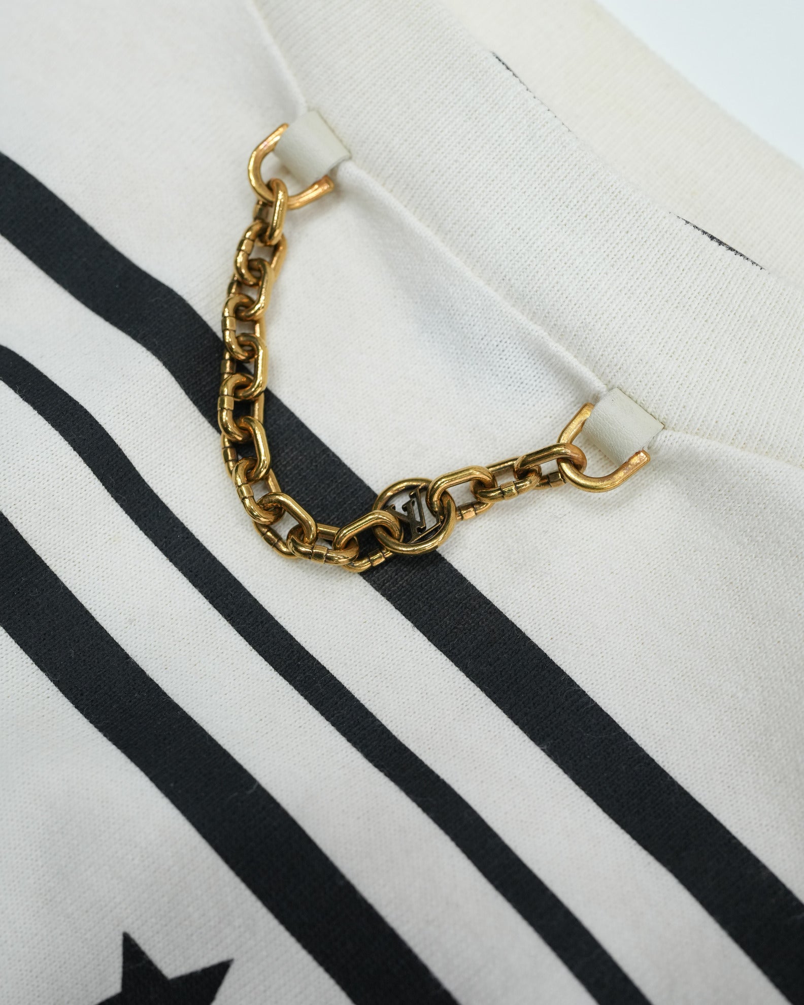 LOUIS VUITTON SUMMER STARDUST TWO TONE CREWNECK TSHIRT SIZE S