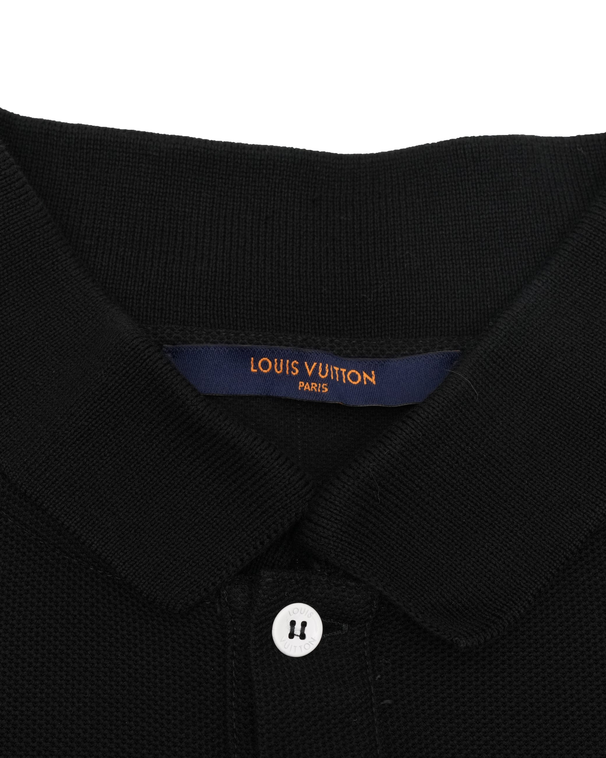 23SS SIGNATURE POLO SHIRT BLACK SIZE L