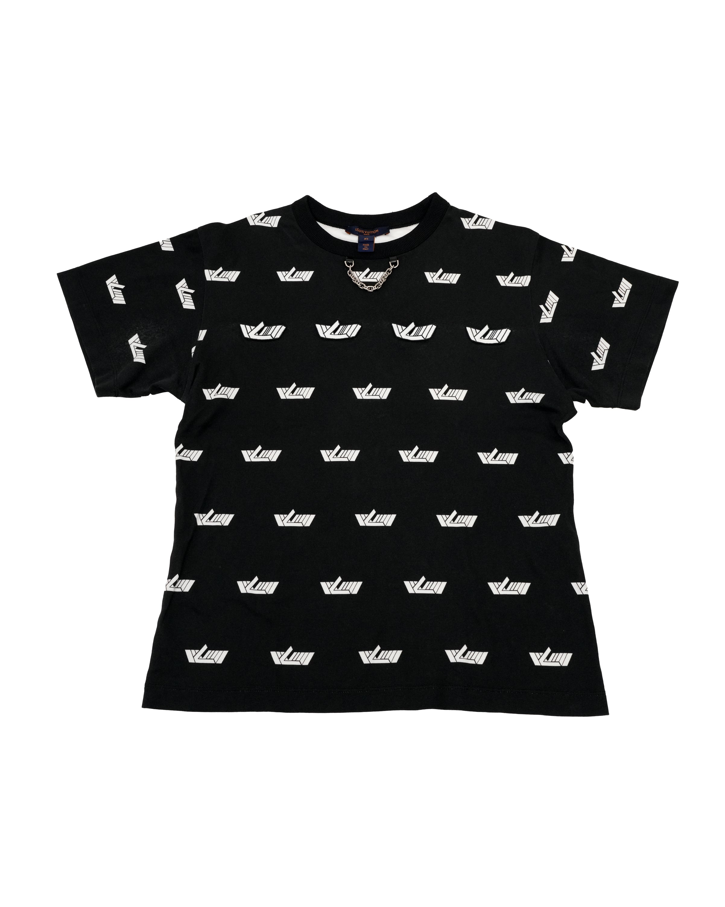 22SS COTTON T-SHIRT BLACK X WHITE