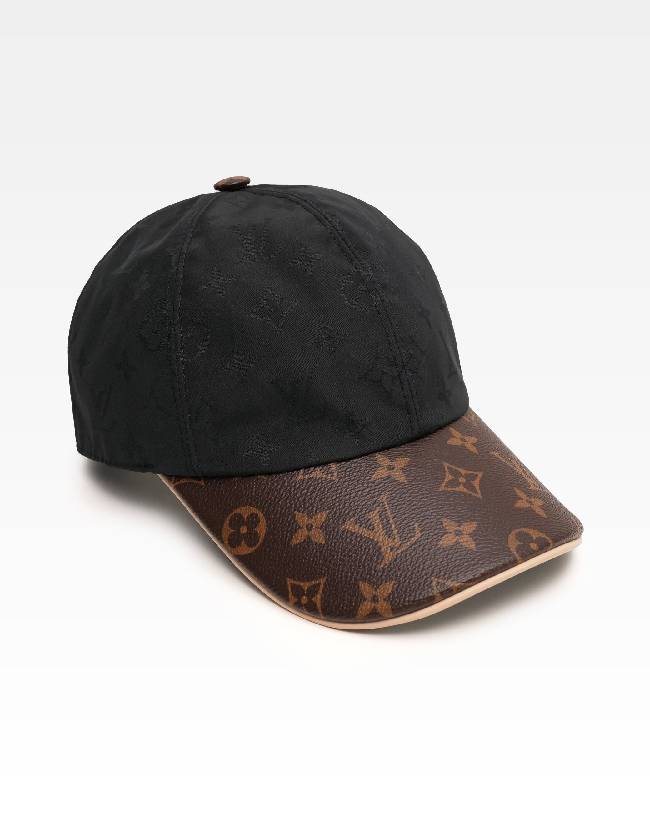 CAP LV GET READY SILK POLYESTER BLACK X BROWN