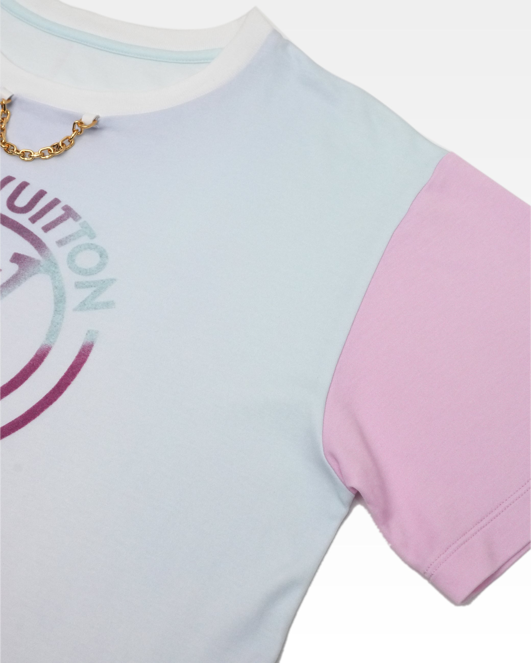 22AW COTTON T-SHIRT MULTICOLOR CIRCLE LOGO GRADATION