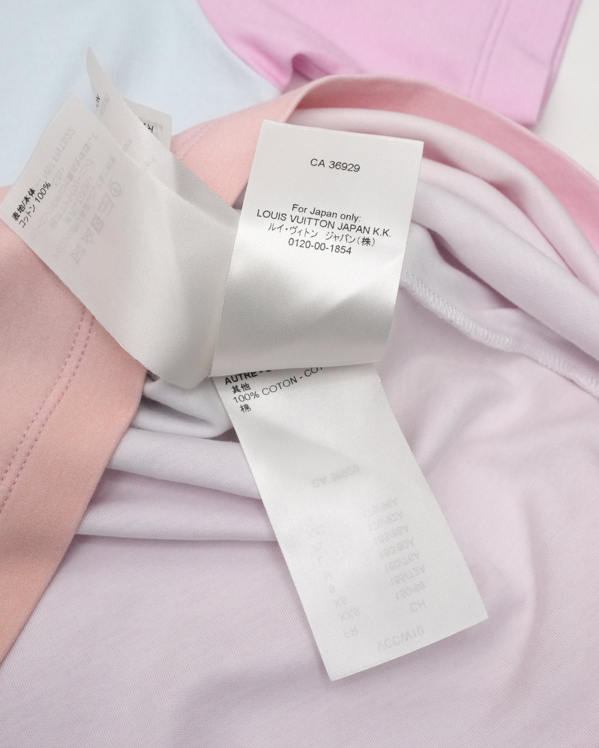 LOUIS VUITTON 22AW COTTON T-SHIRT MULTICOLOR CIRCLE LOGO