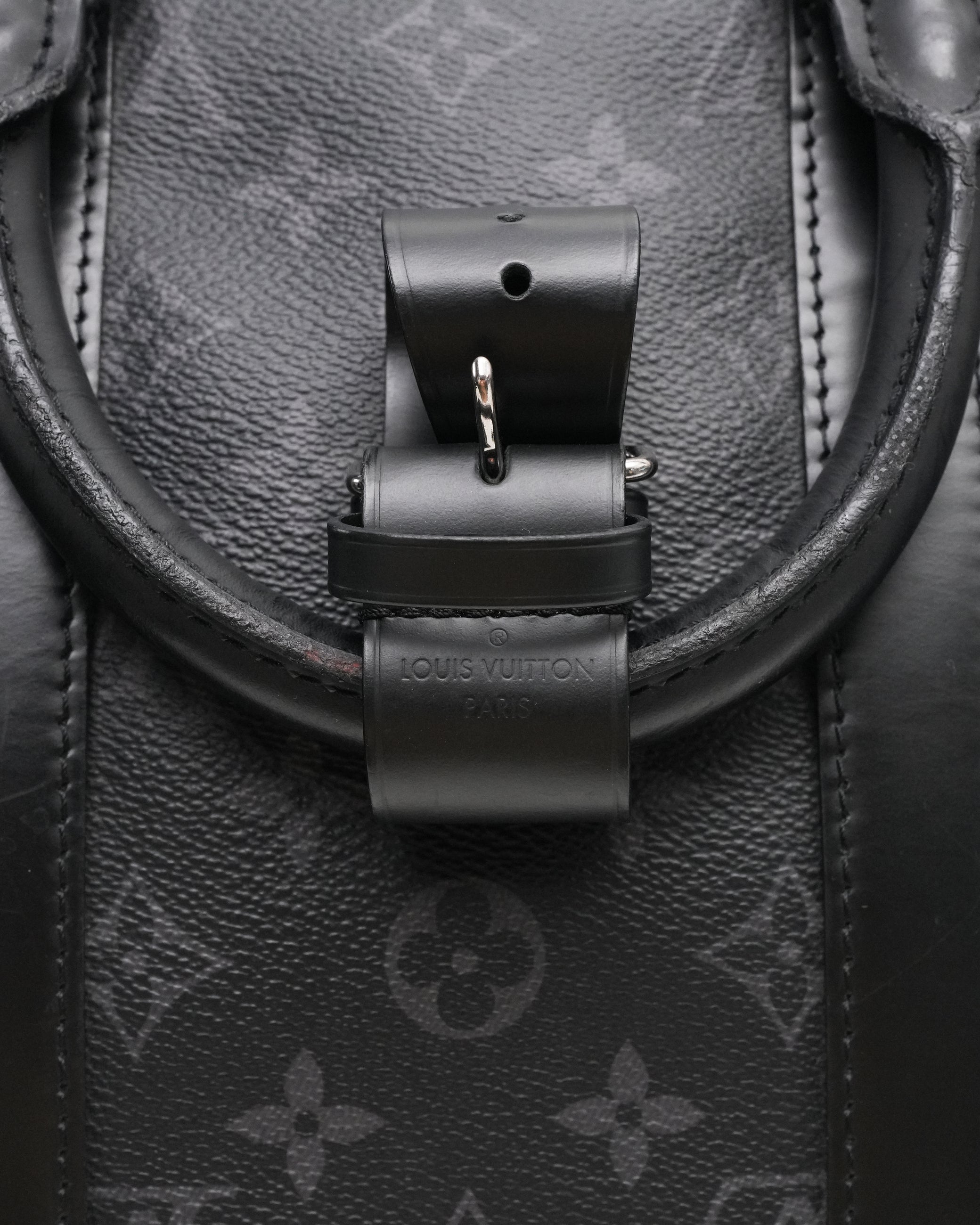 KEEPALL BANDOULIERE 45 MONOGRAM ECLIPSE