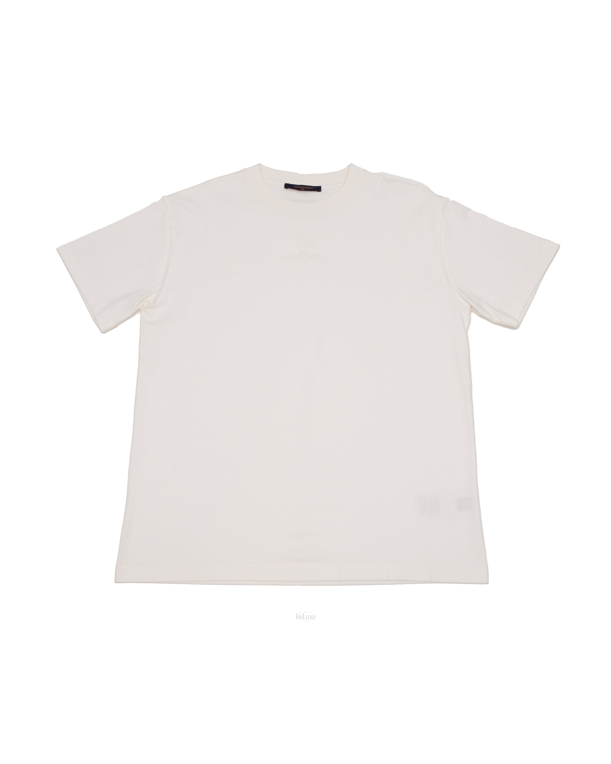 EMBOSSED LOGO WHITE T-SHIRT 23SS SIZE M