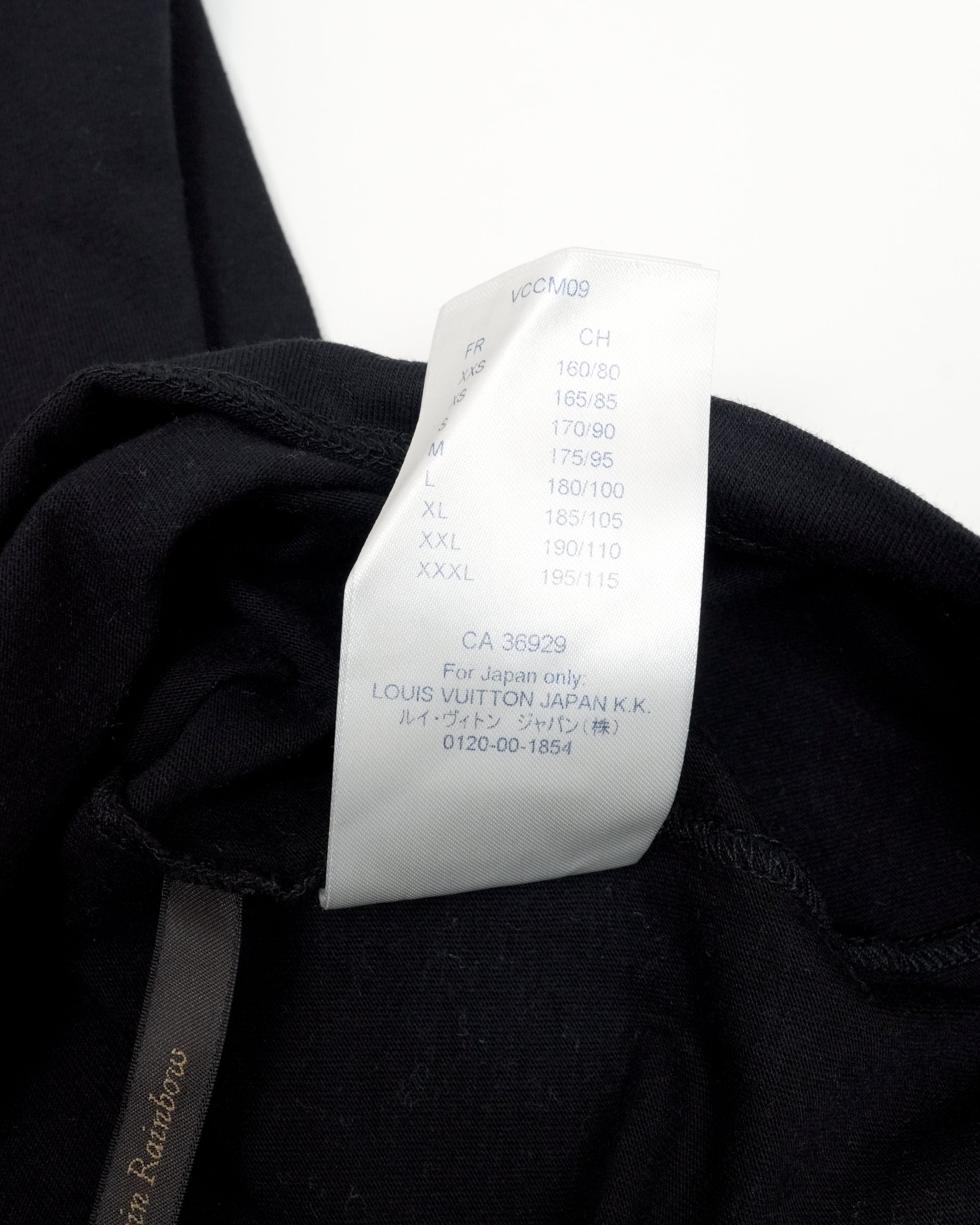 BLACK COTTON BRICK LOGO T-SHIRT