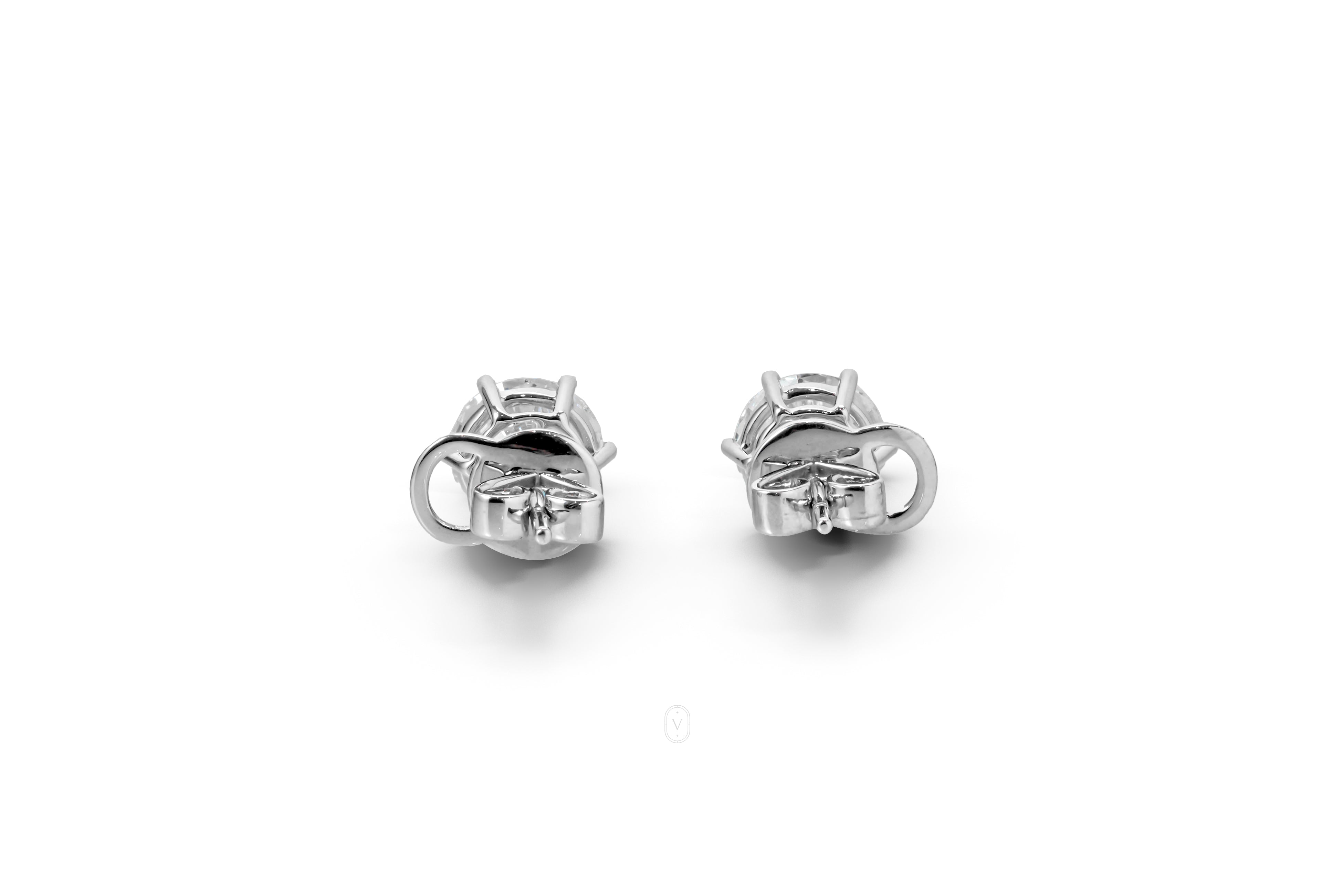 Lab Grown Diamond Earrings Round