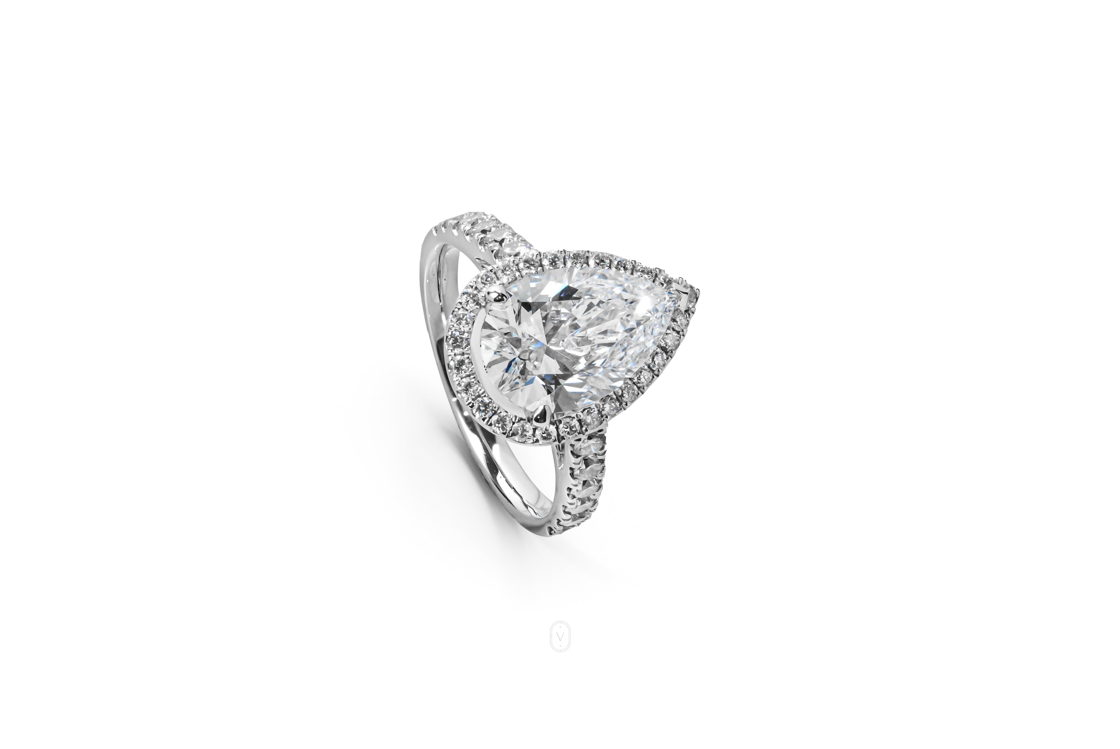 Lab Grown Diamond Ring Pear