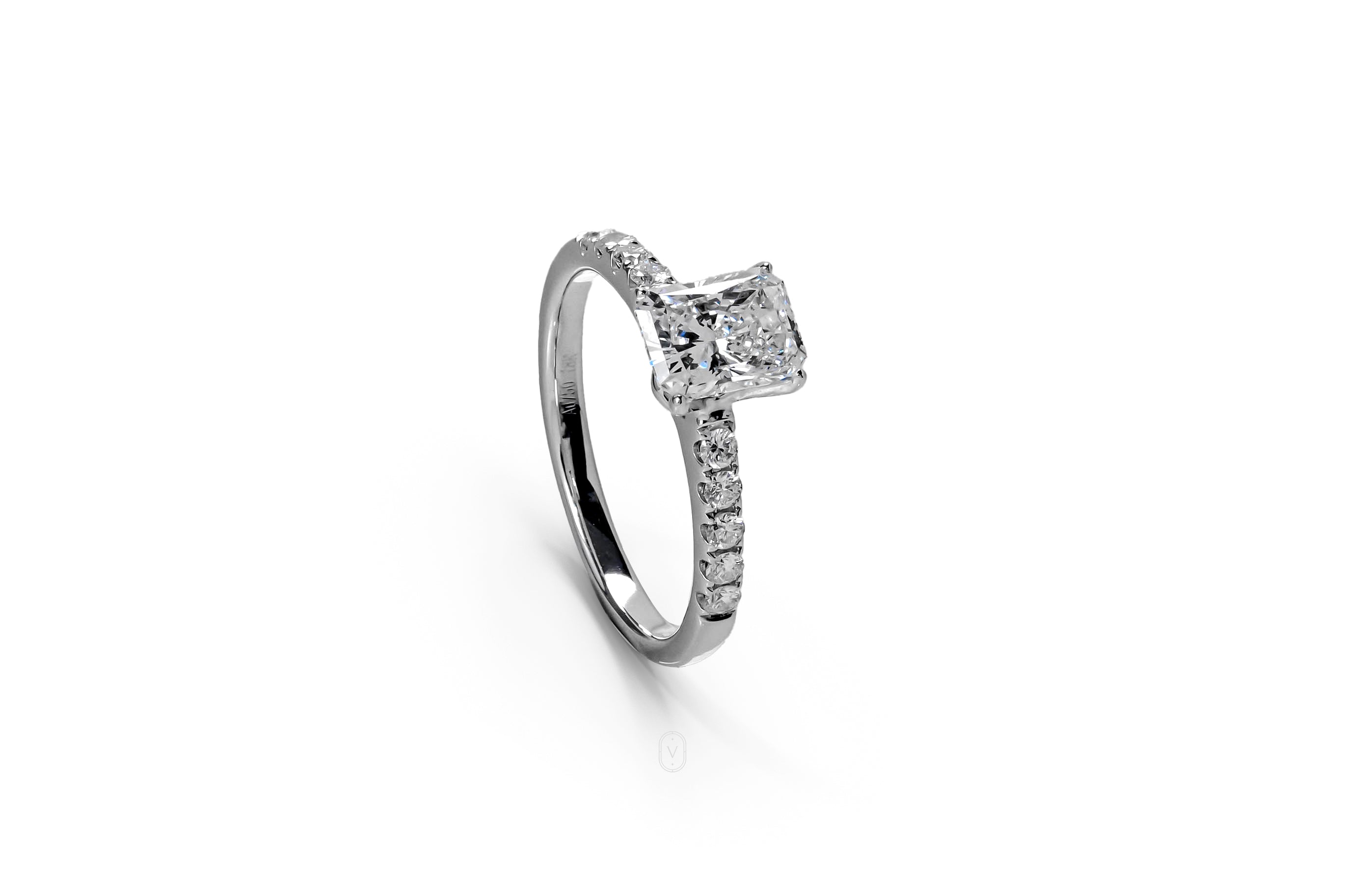 Lab Grown Diamond Ring Radiant