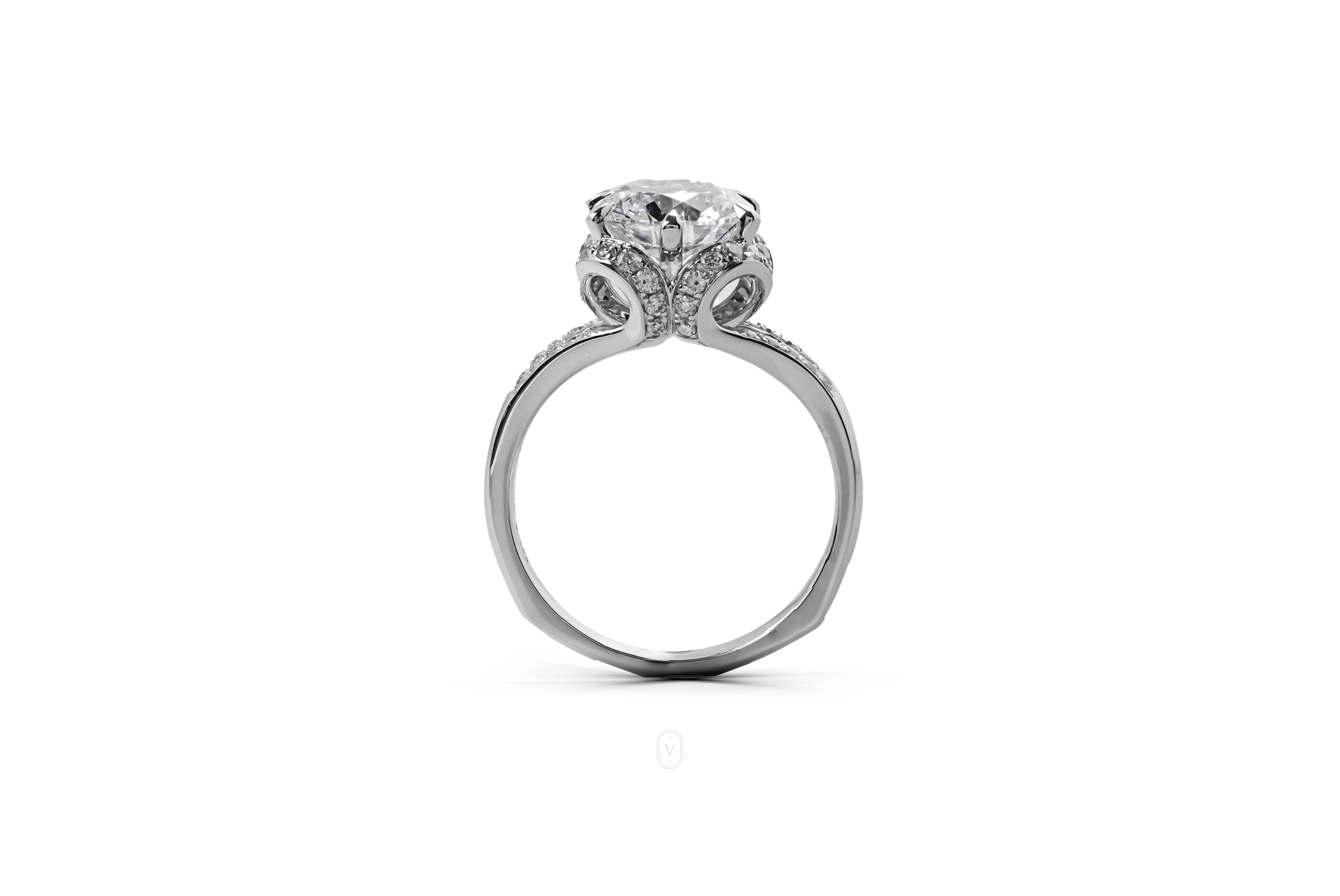 Lab Grown Diamond Ring Round