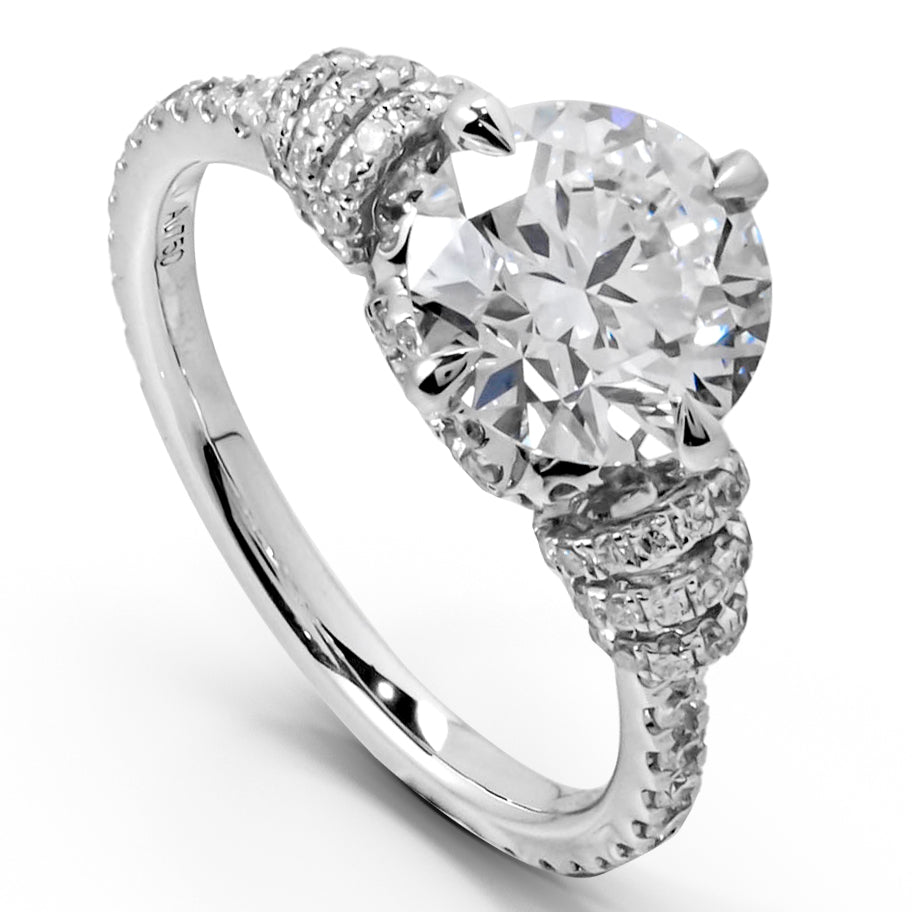 Lab Grown Diamond Ring Round