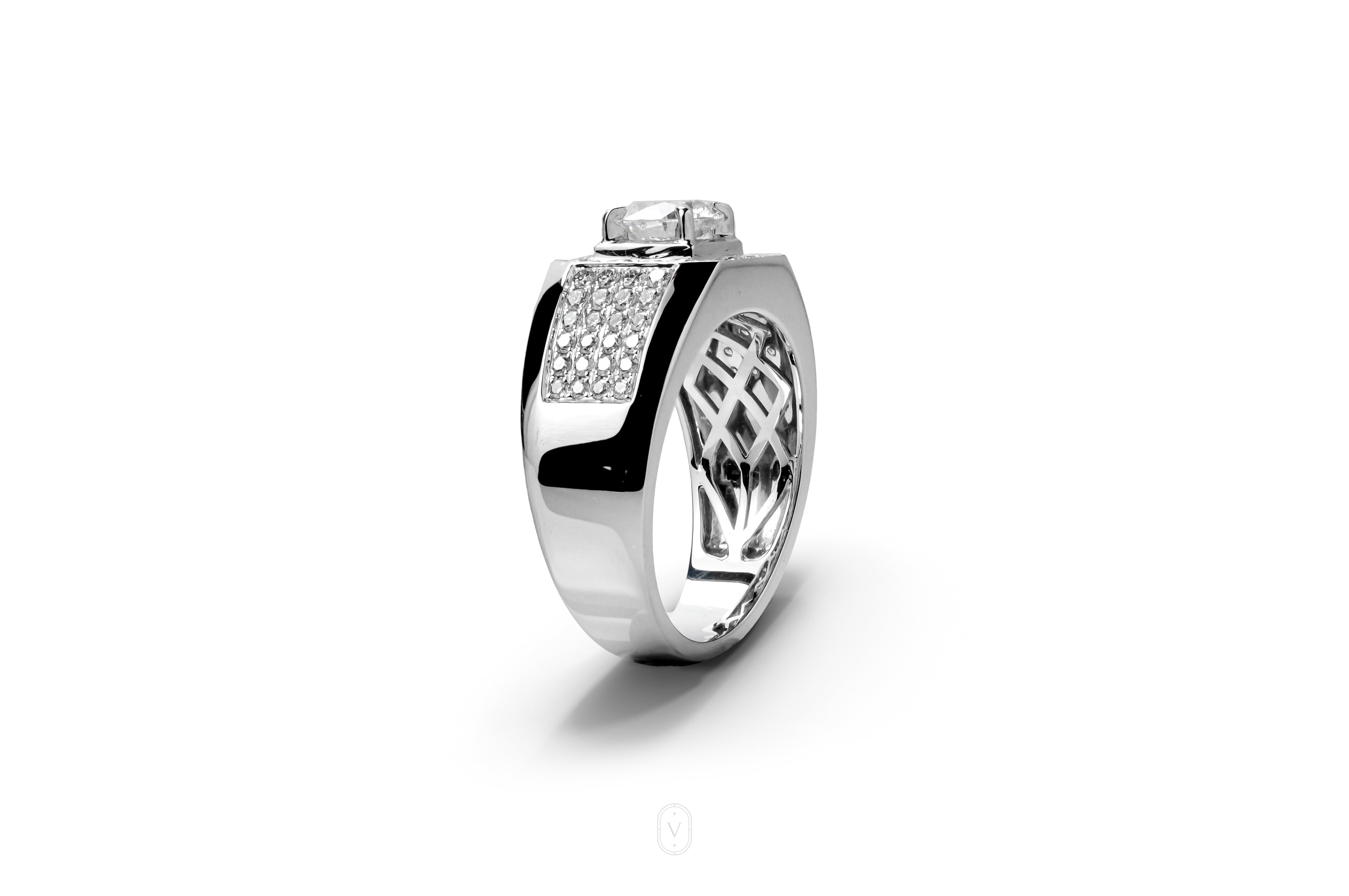 Lab Grown Diamond Ring Round