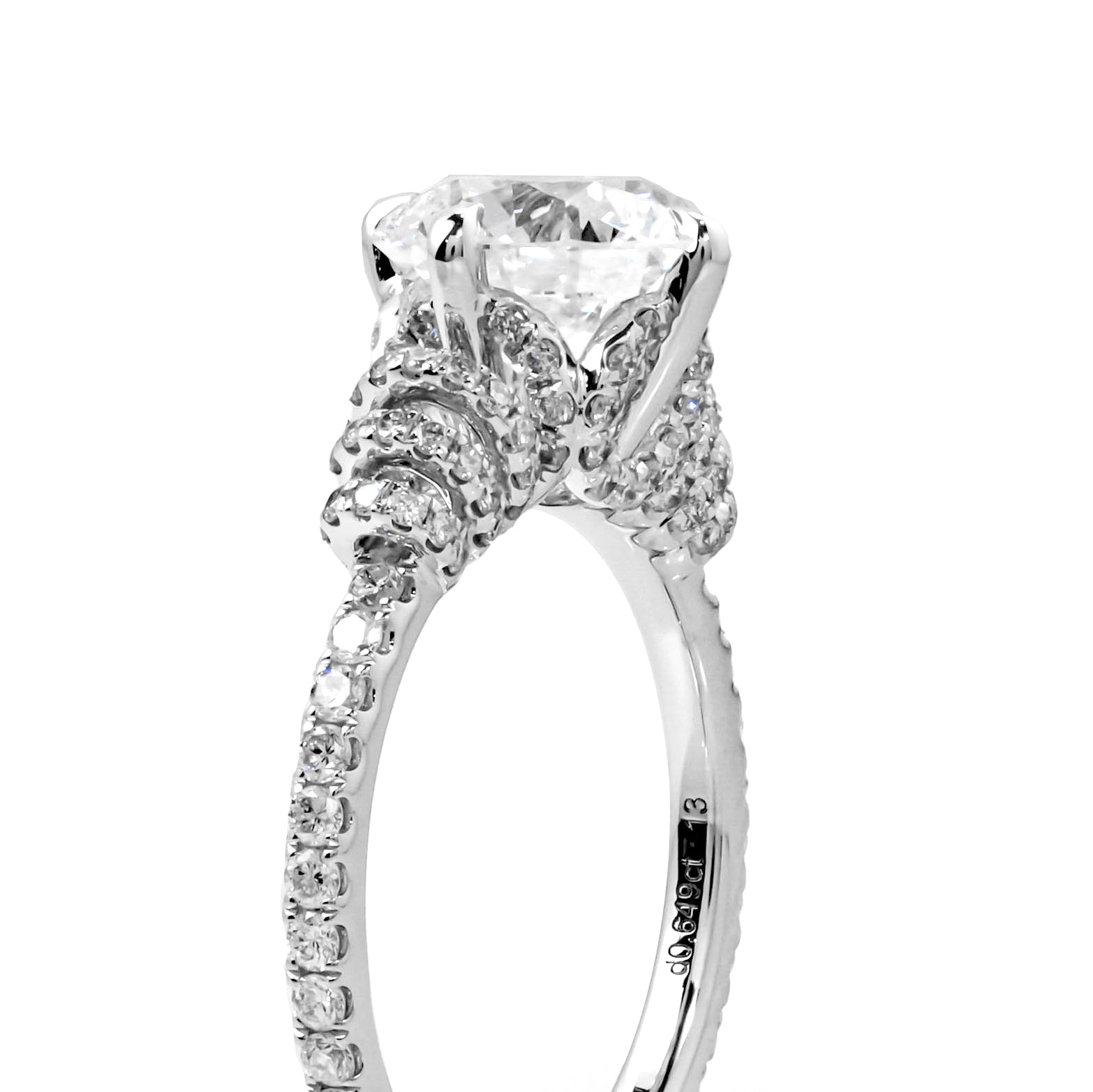 Lab Grown Diamond Ring Round