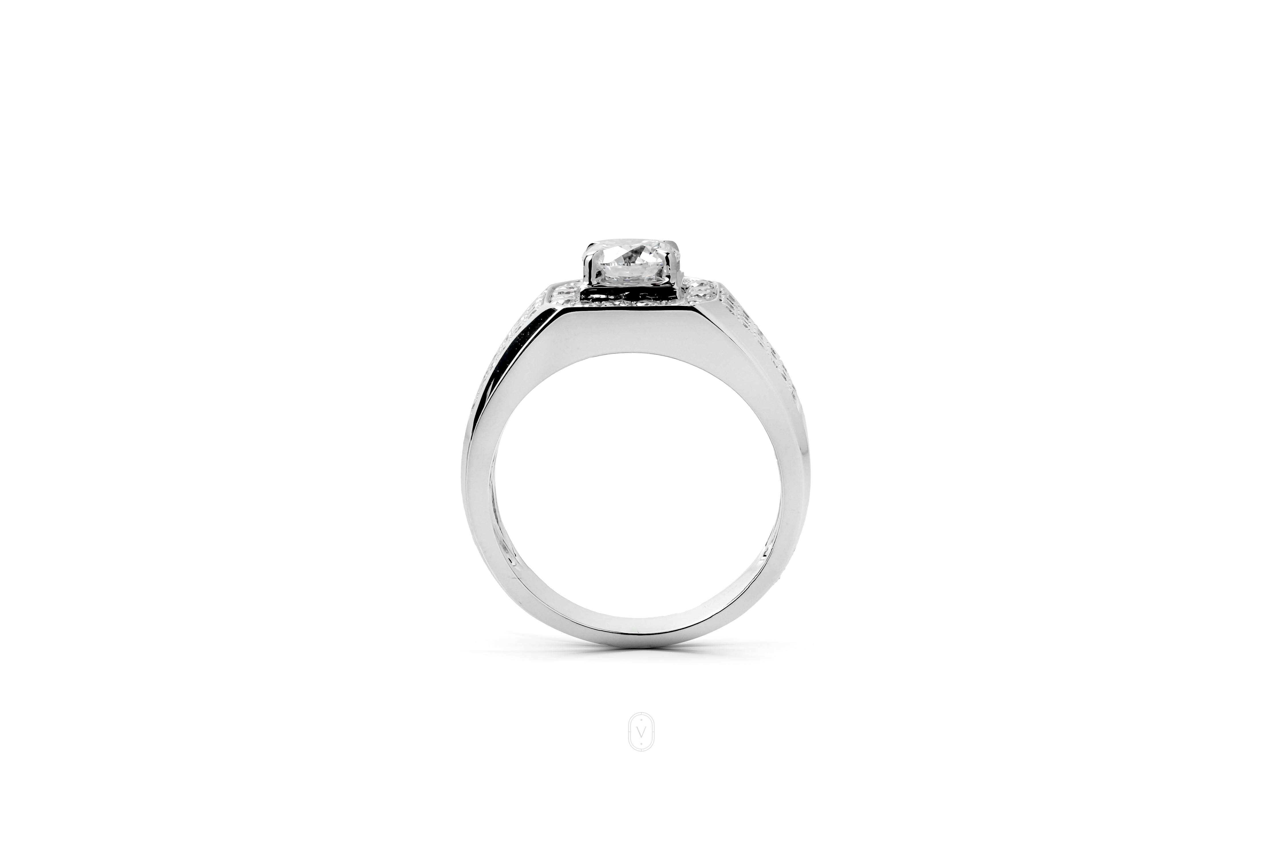 Lab Grown Diamond Ring Round