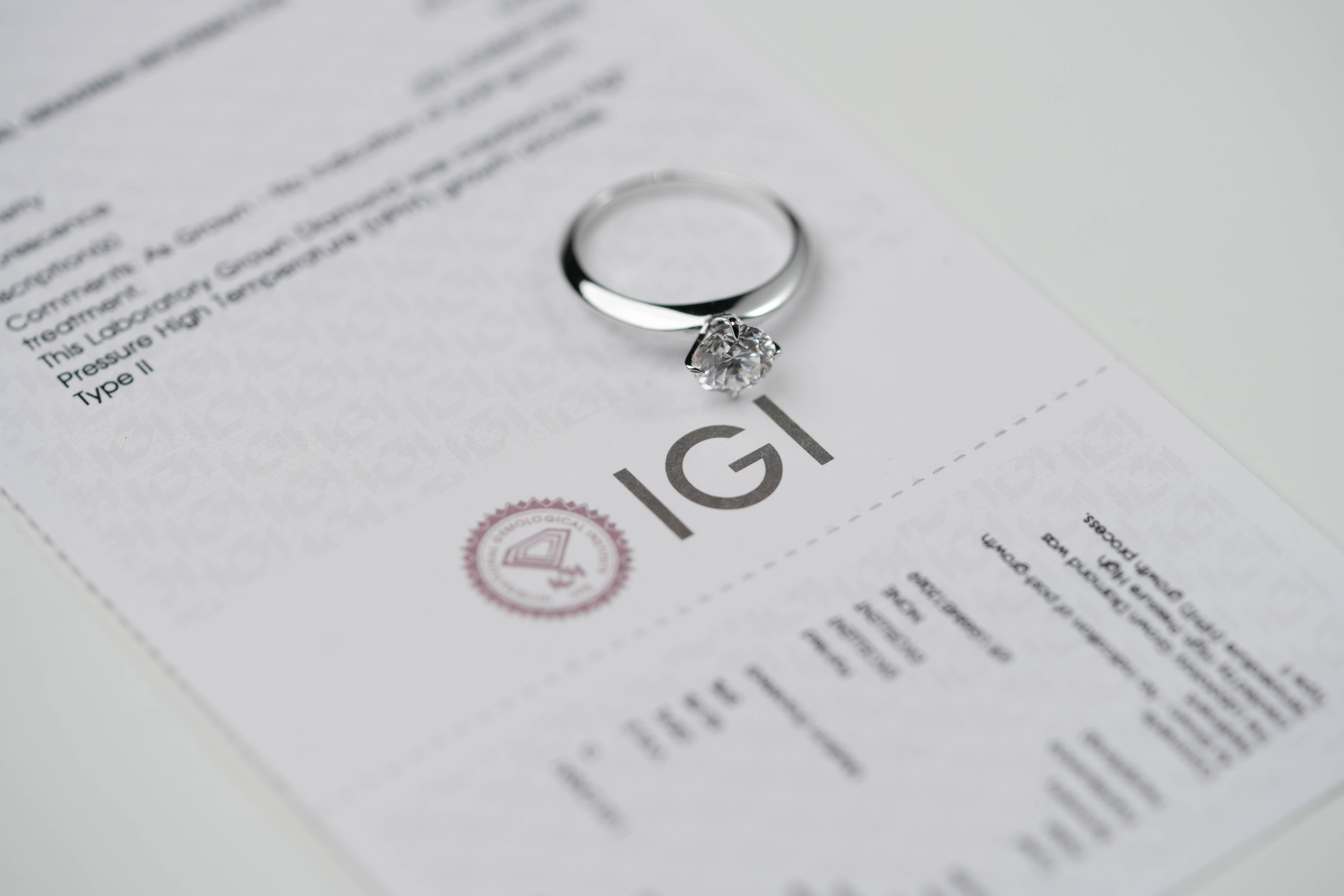 TIFFANY-STYLE WHITEGOLD RING 1CT ROUND CUT LAB DIAMOND