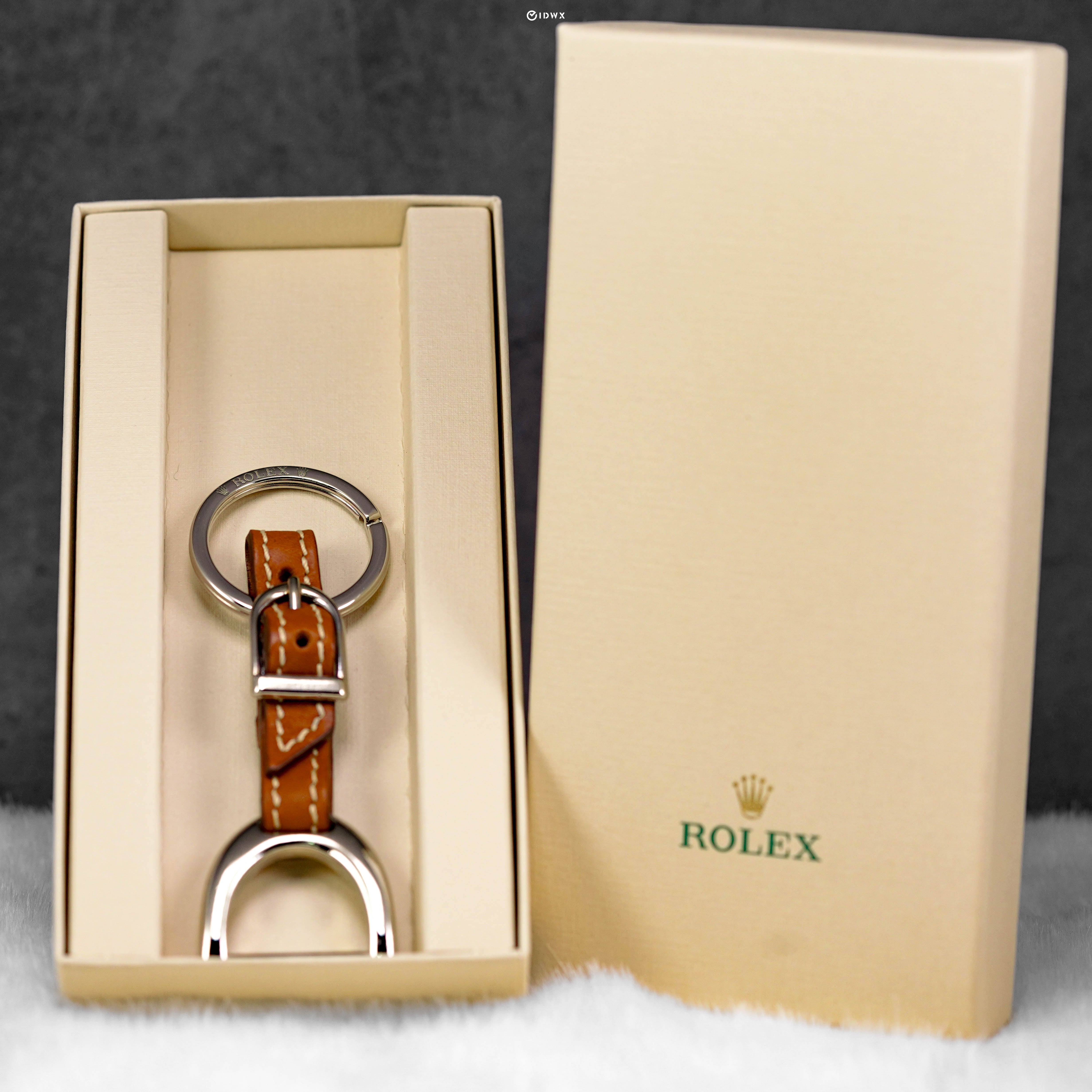 Rolex Keychain Leather Band Buckle