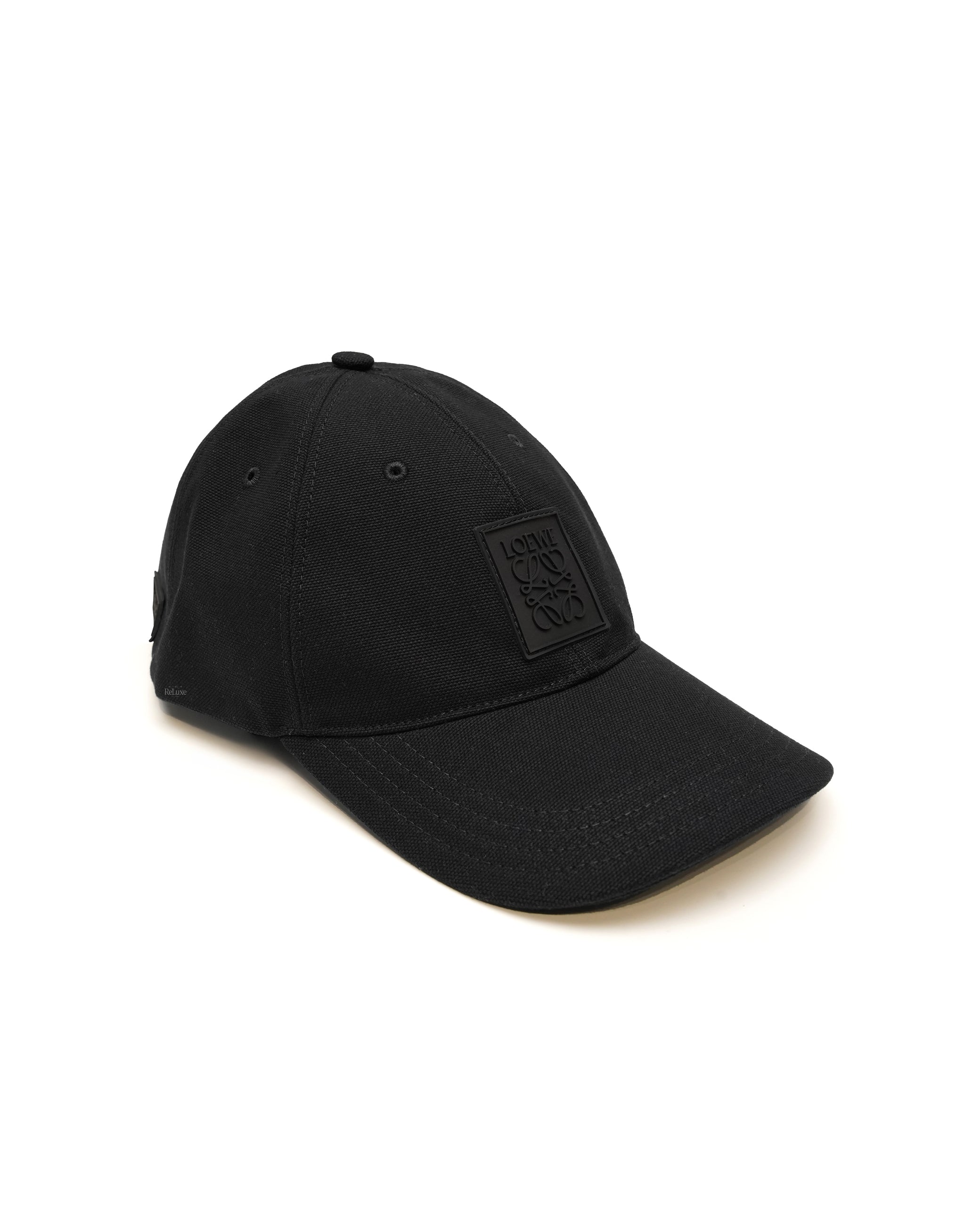 LOGO PATCH MEN'S BASEBALL CAP BLACK SIZE 59