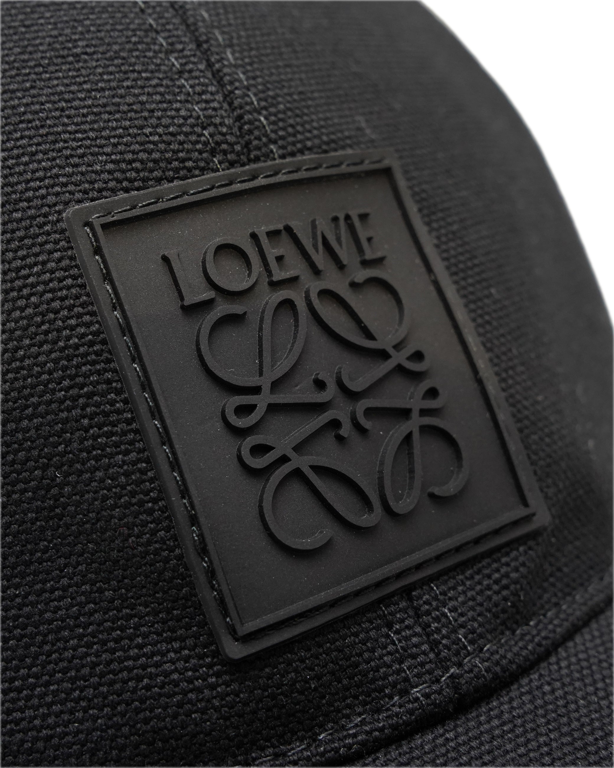 LOGO PATCH MEN'S BASEBALL CAP BLACK SIZE 59