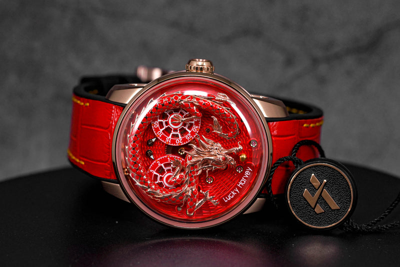 RED ENAMEL DRAGON GOLD PEARL LIMITED EDITION (2024)