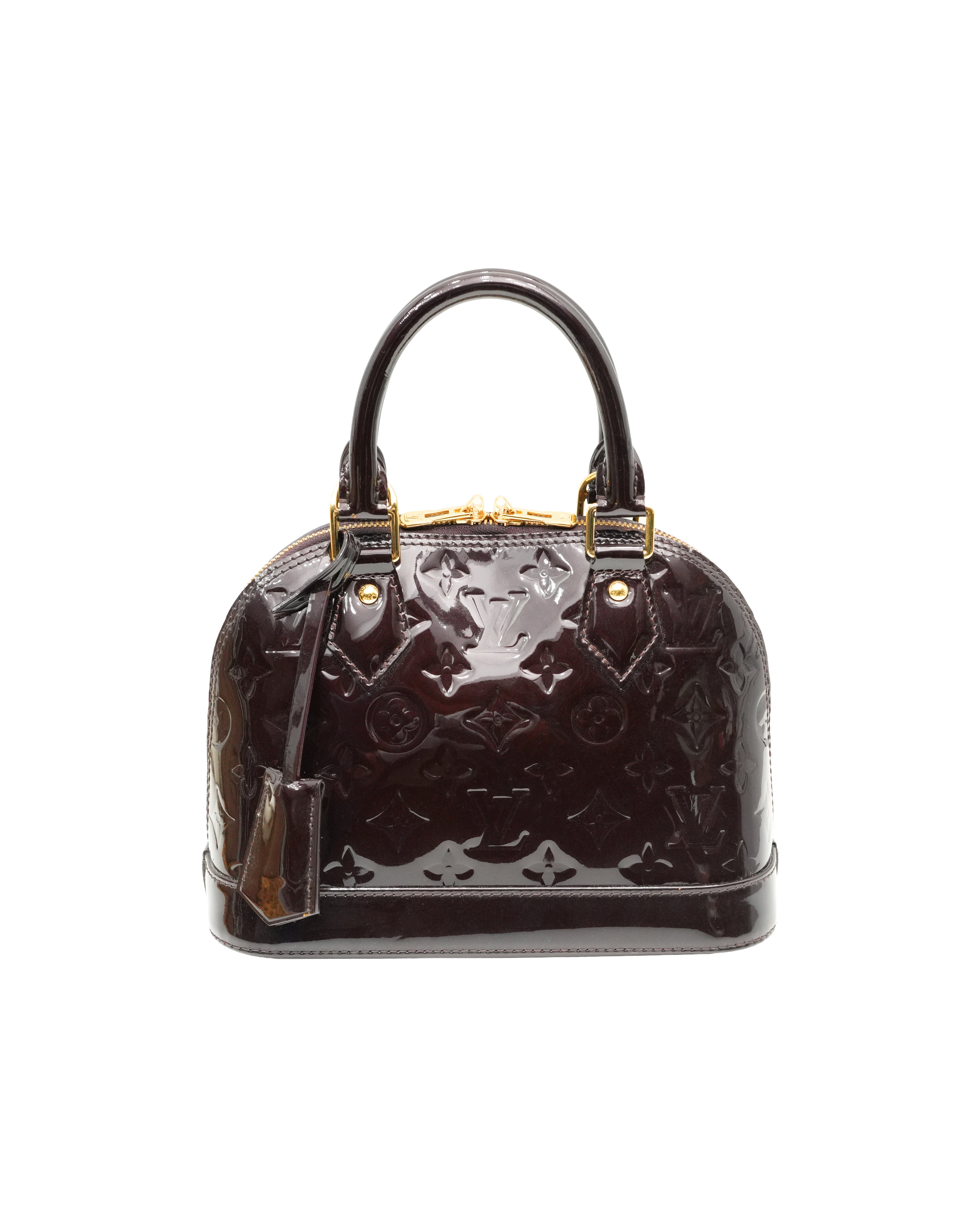 MONOGRAM VERNIS ALMA BB AMARANTE