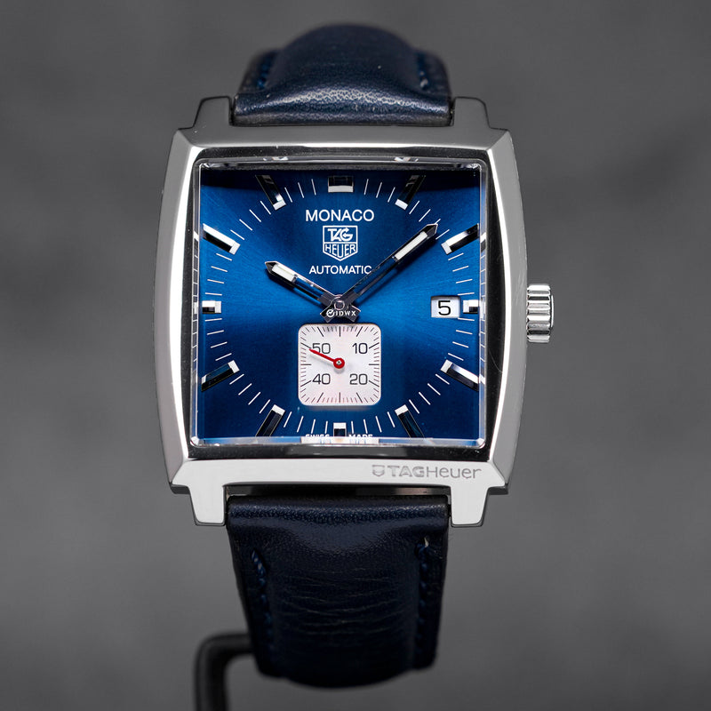MONACO CALIBRE 6 SMALL SECONDS BLUE DIAL (WATCH ONLY)
