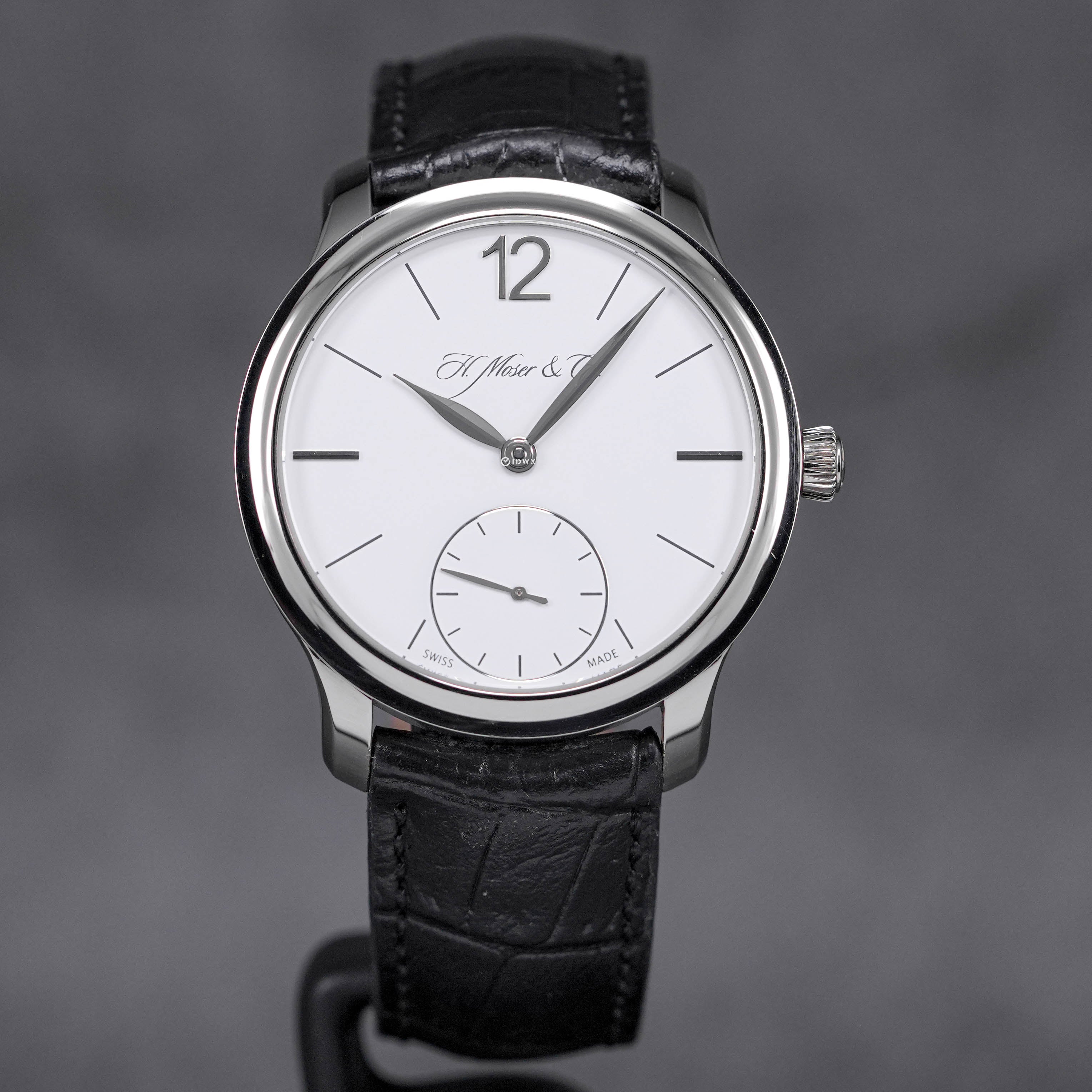 H. MOSER CIE ENDEAVOUR MAYU WHITEGOLD SMALL SECONDS WHITE DIAL