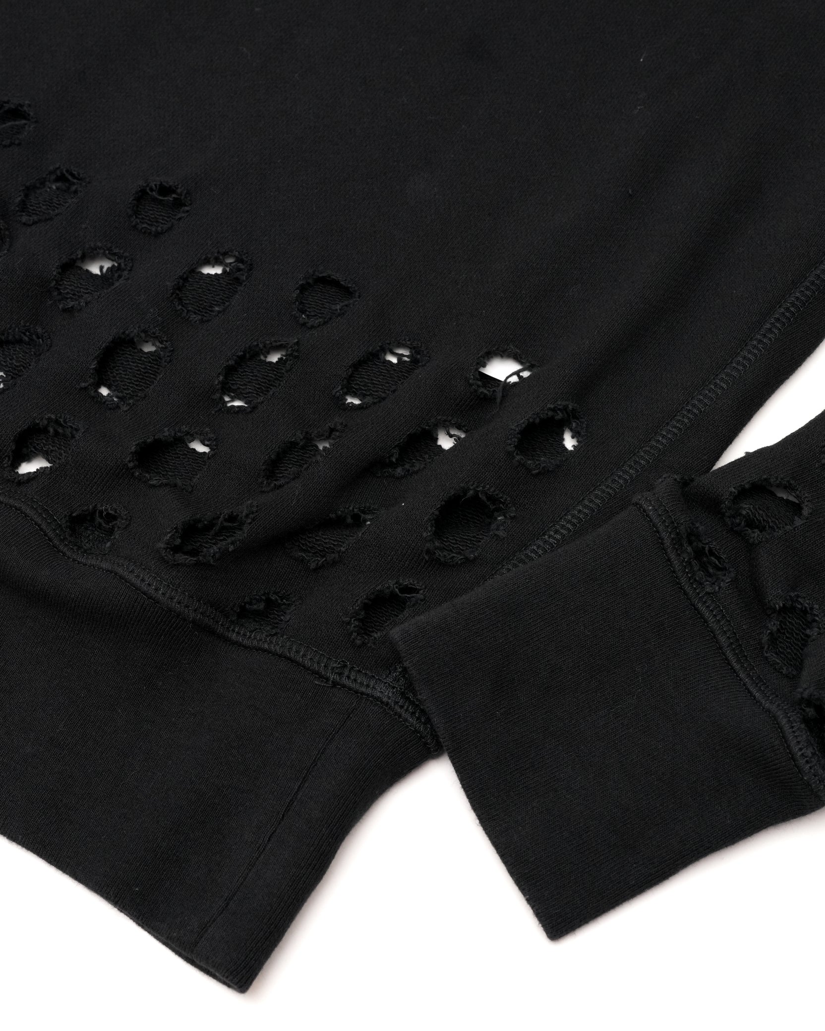 20SS SWEATER BLACK WITH PUNCH HOLE