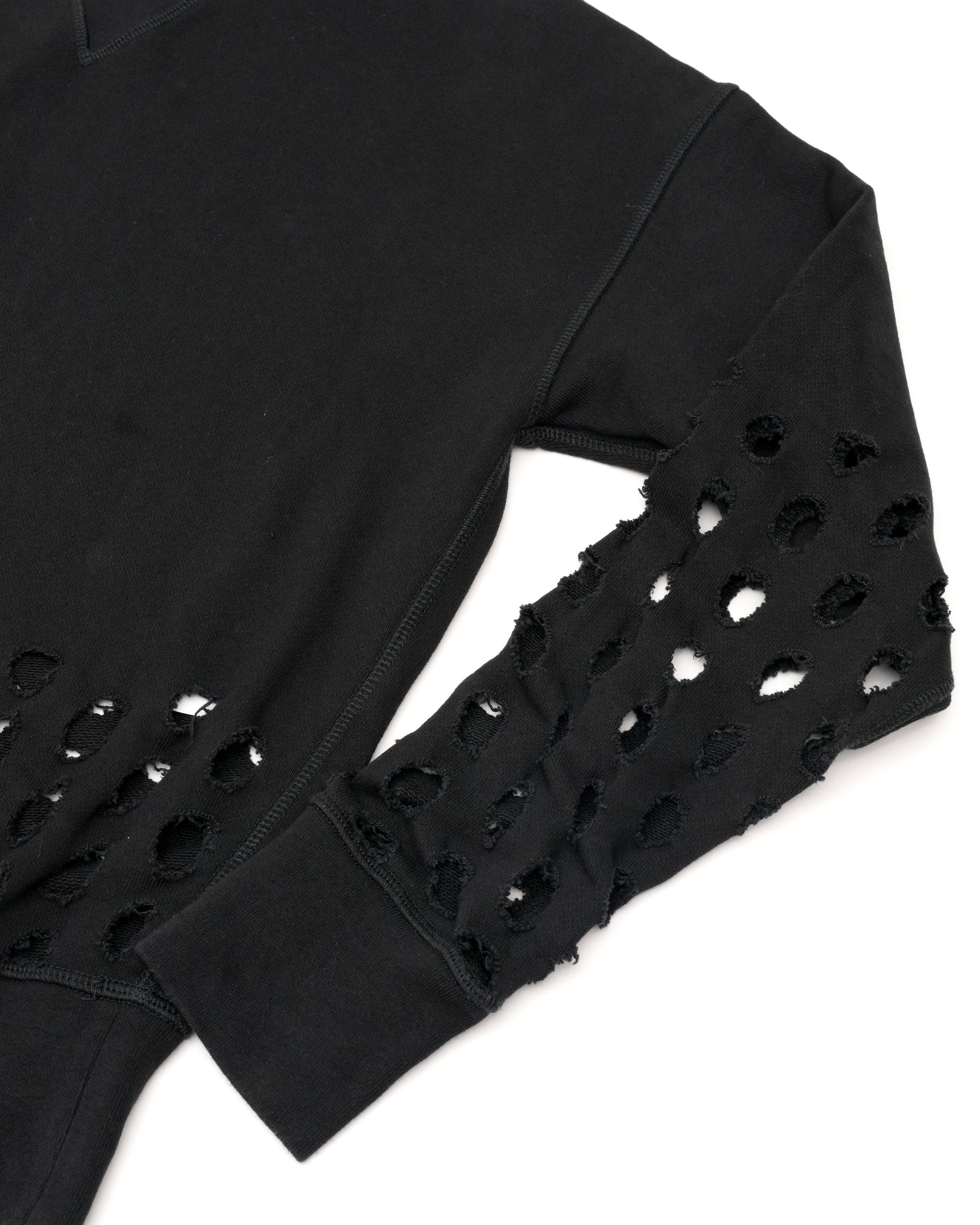 20SS SWEATER BLACK WITH PUNCH HOLE