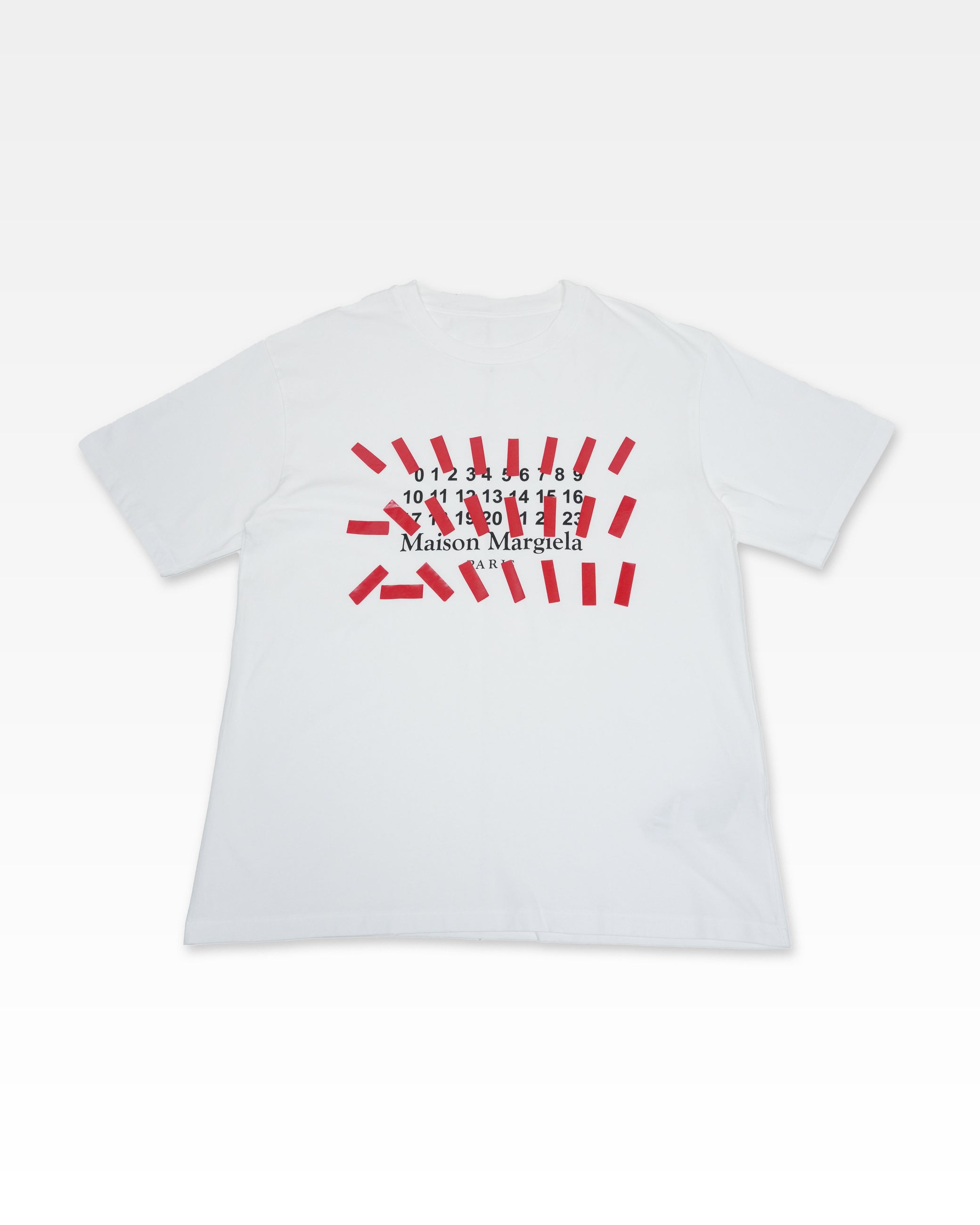 TAPE PRINT OVERSIZED T-SHIRT
