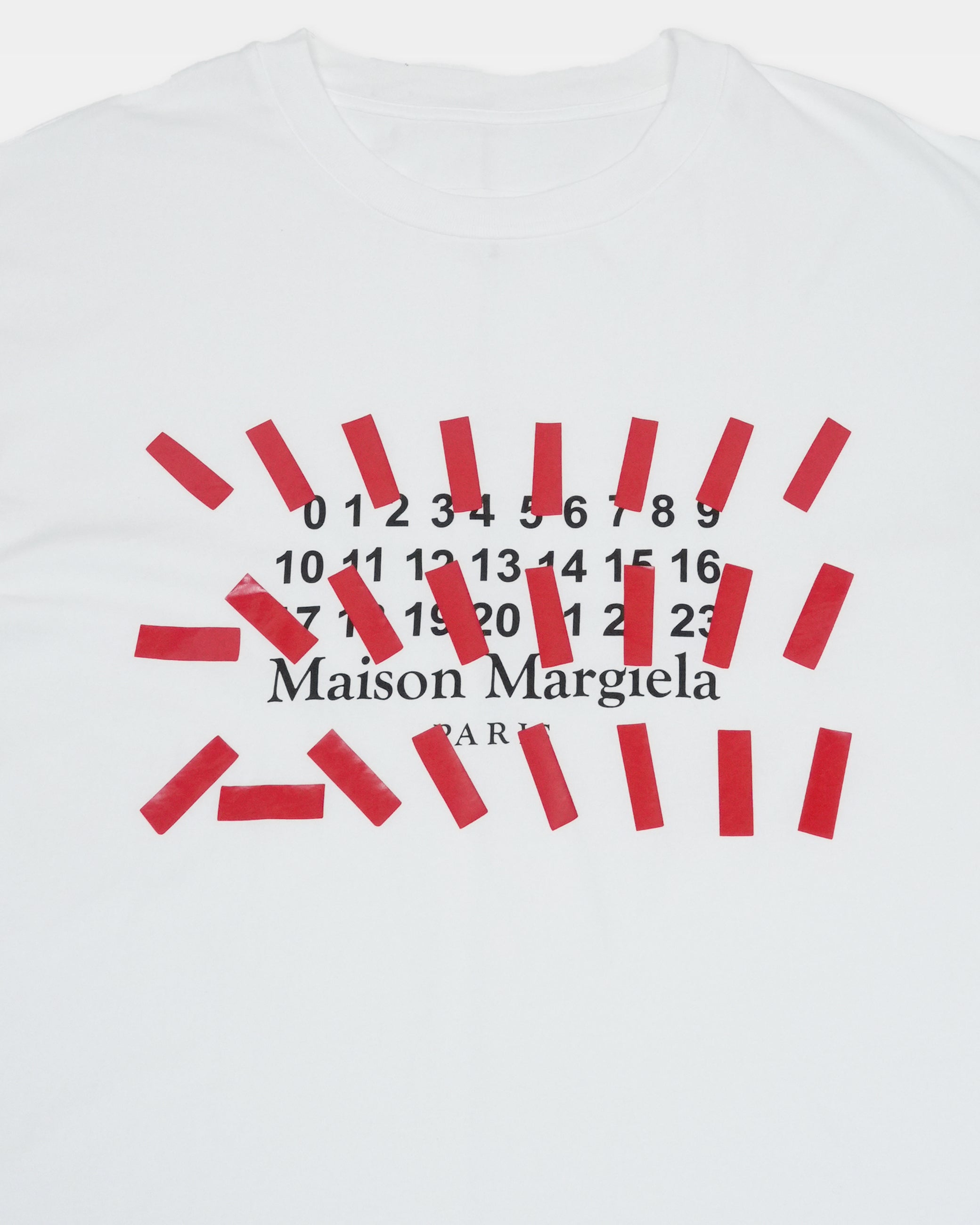 TAPE PRINT OVERSIZED T-SHIRT