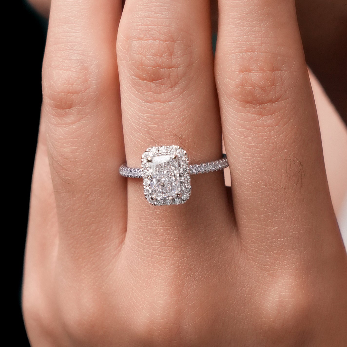 1ct halo ring hotsell