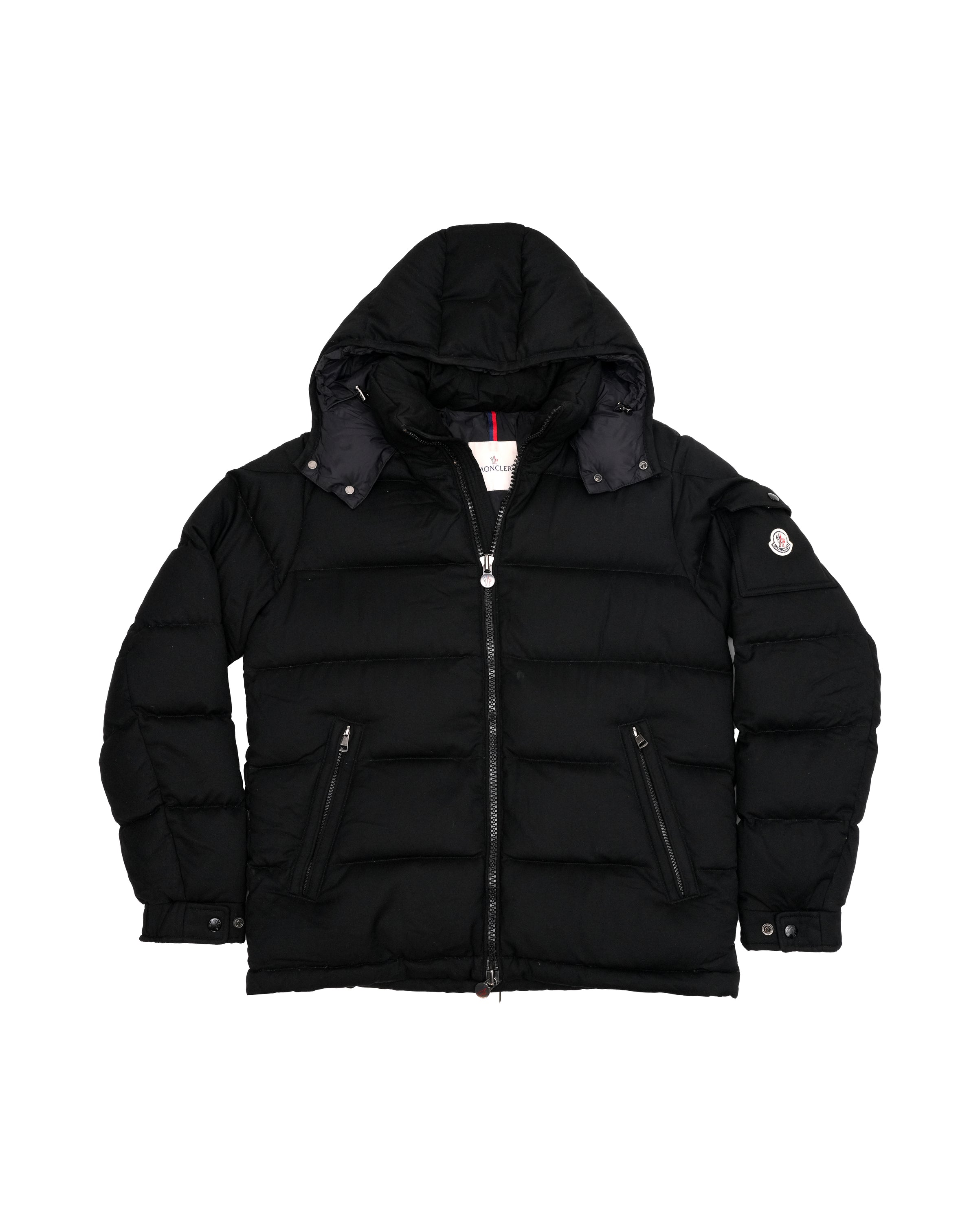 MONTGENEVRE SHORT DOWN JACKET BLACK SIZE 4